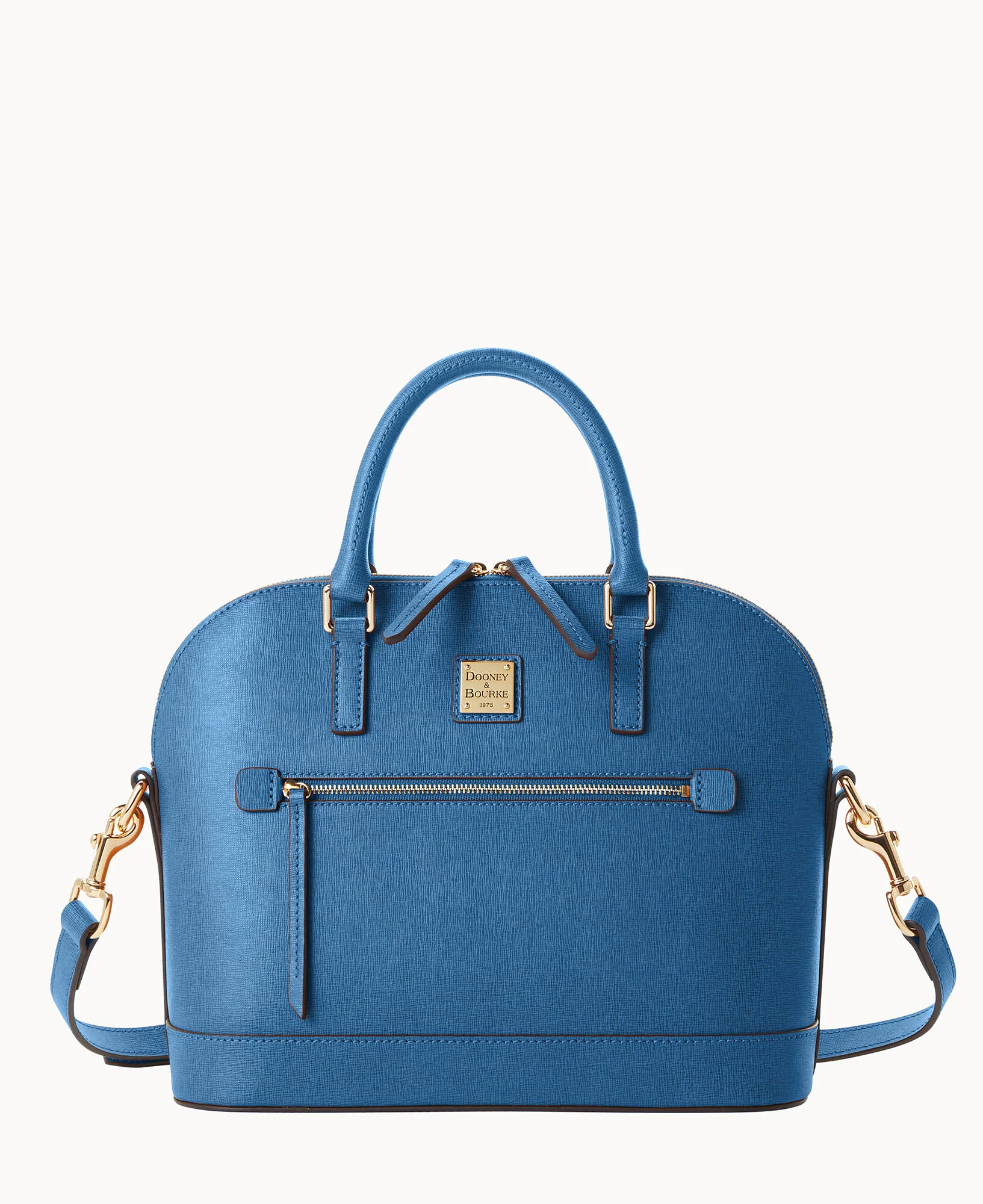 Saffiano Domed Zip Satchel - Image 41
