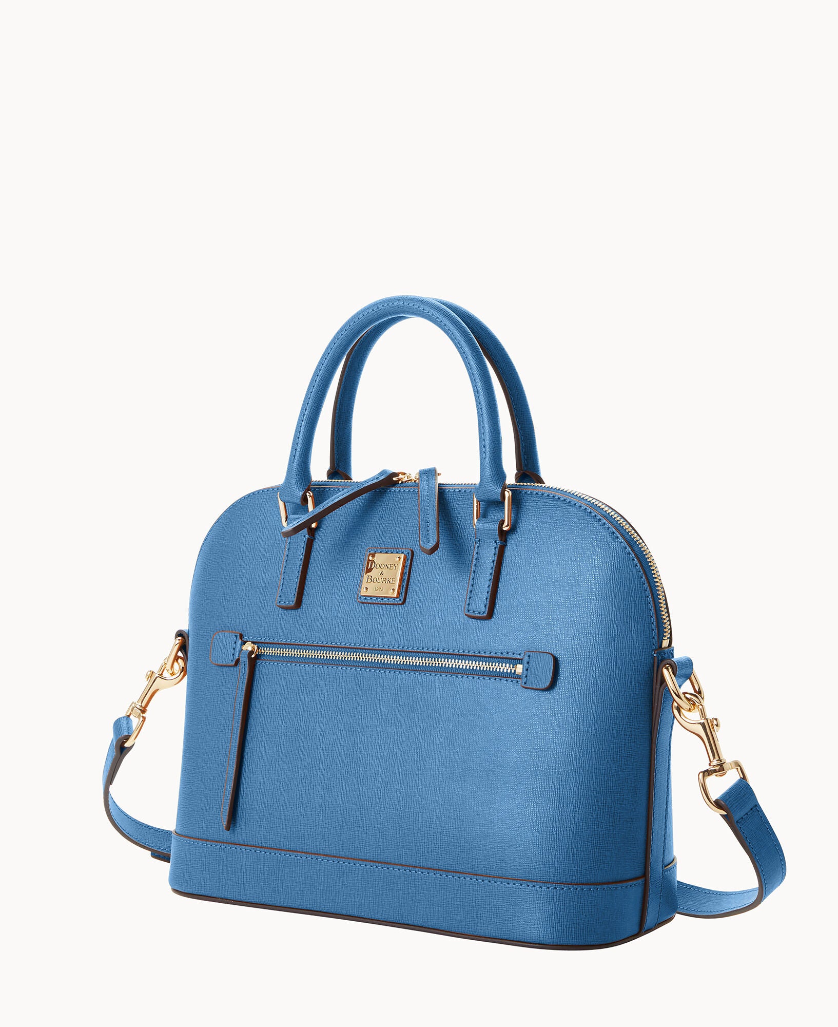 Saffiano Domed Zip Satchel - Image 42