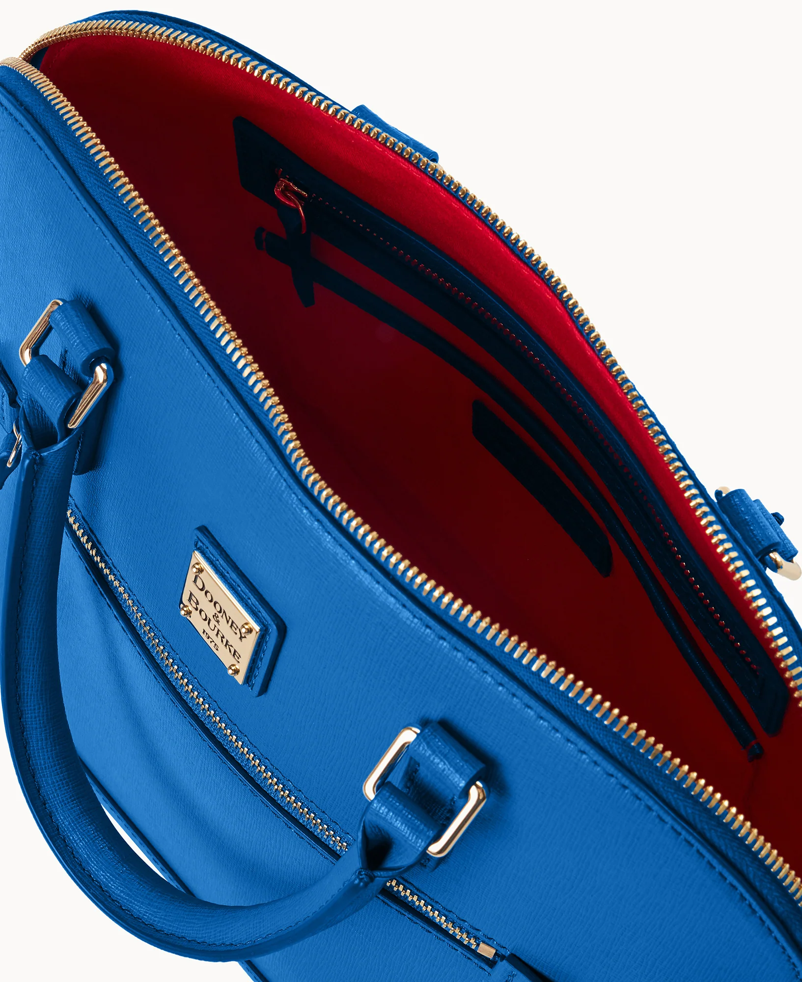 Saffiano Domed Zip Satchel - Image 43