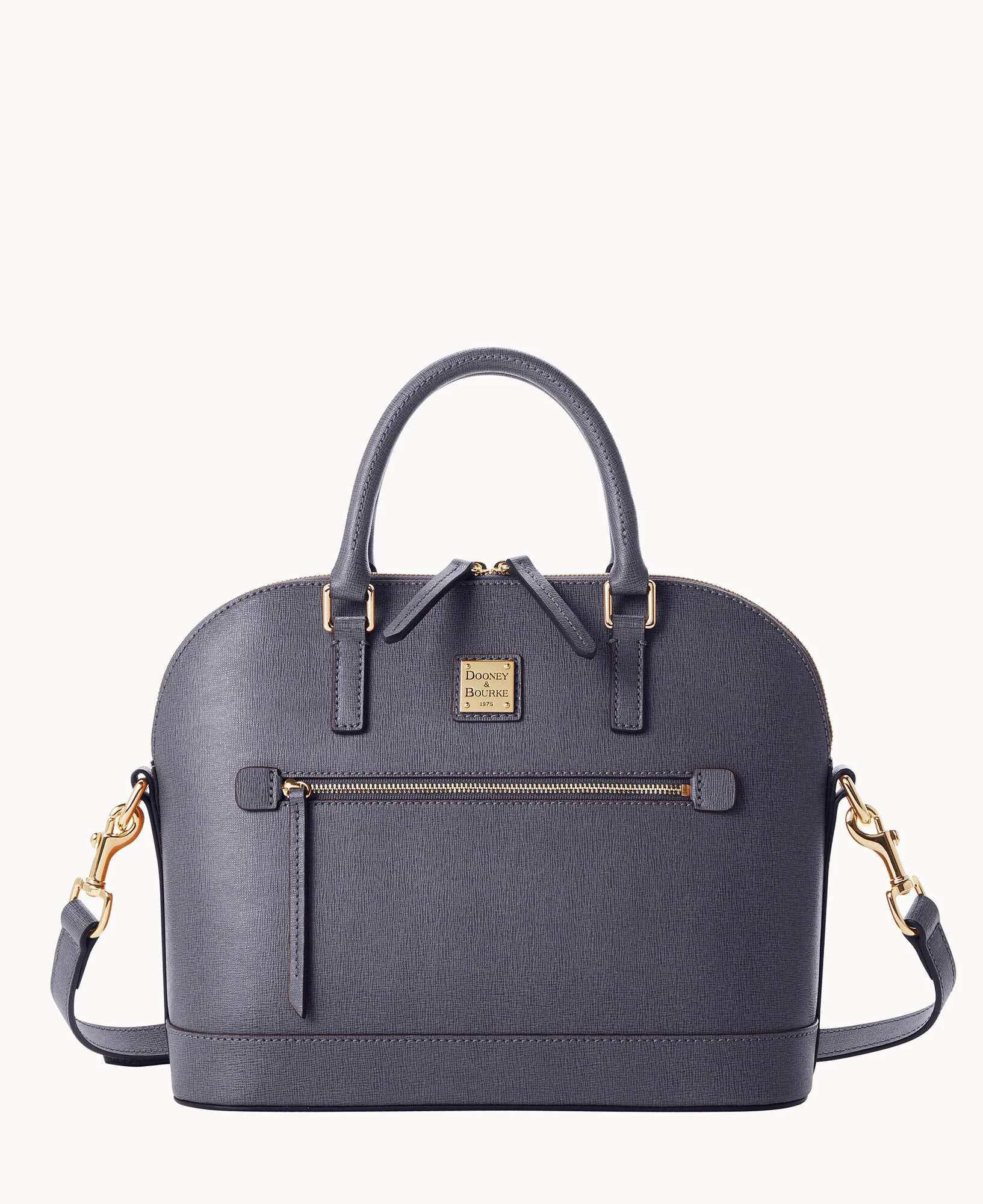 Saffiano Domed Zip Satchel - Image 45