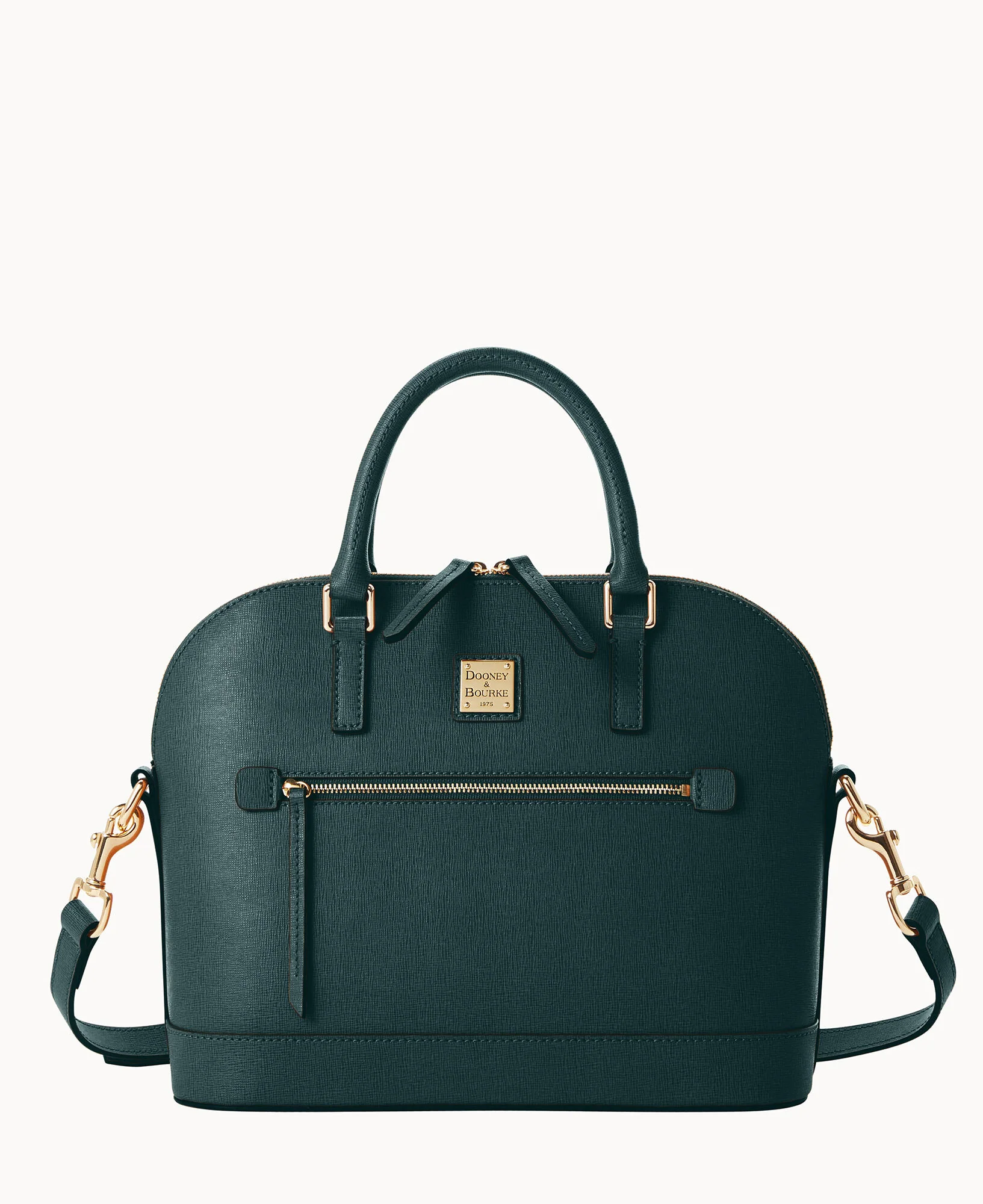 Saffiano Domed Zip Satchel - Image 49