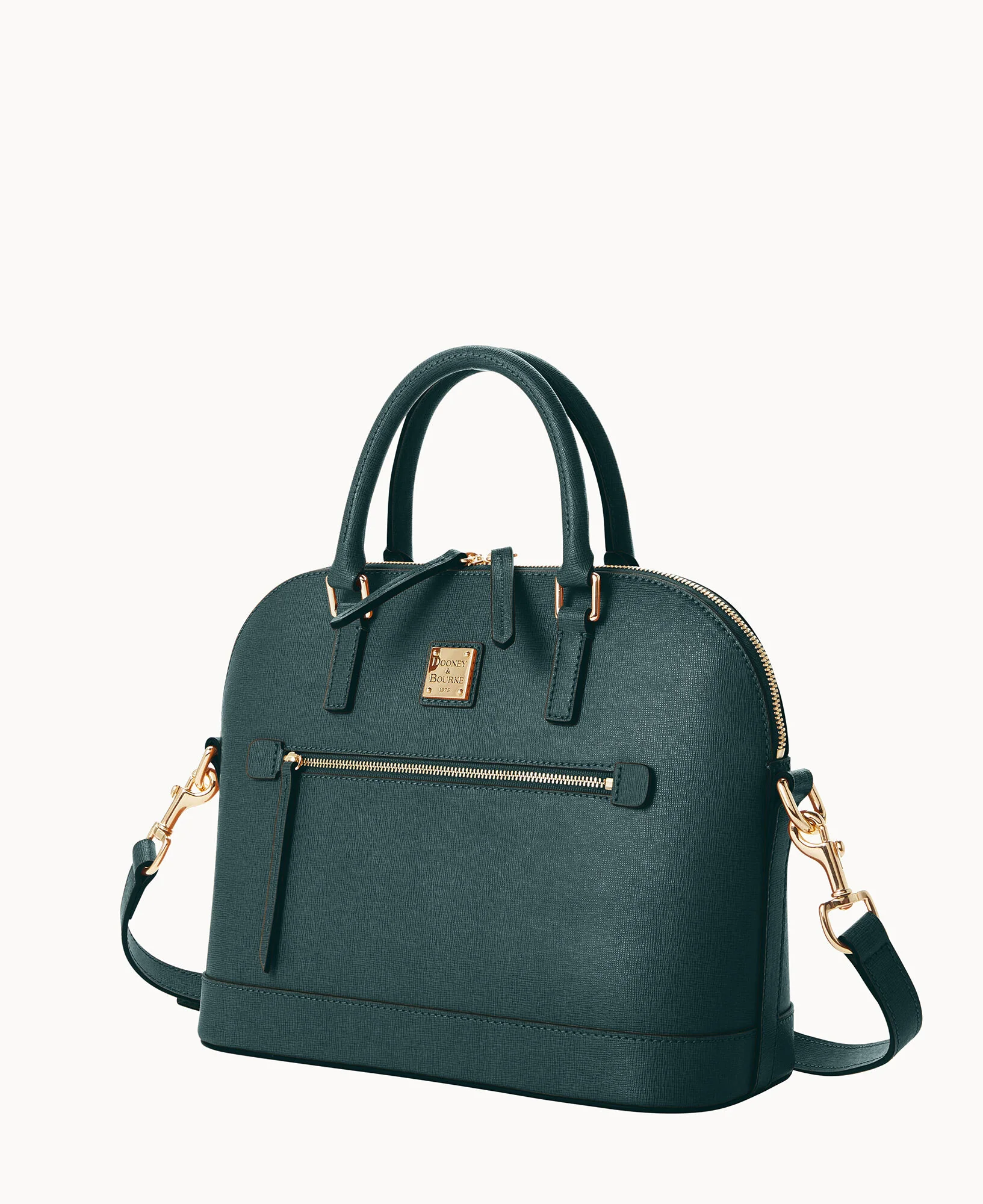 Saffiano Domed Zip Satchel - Image 50