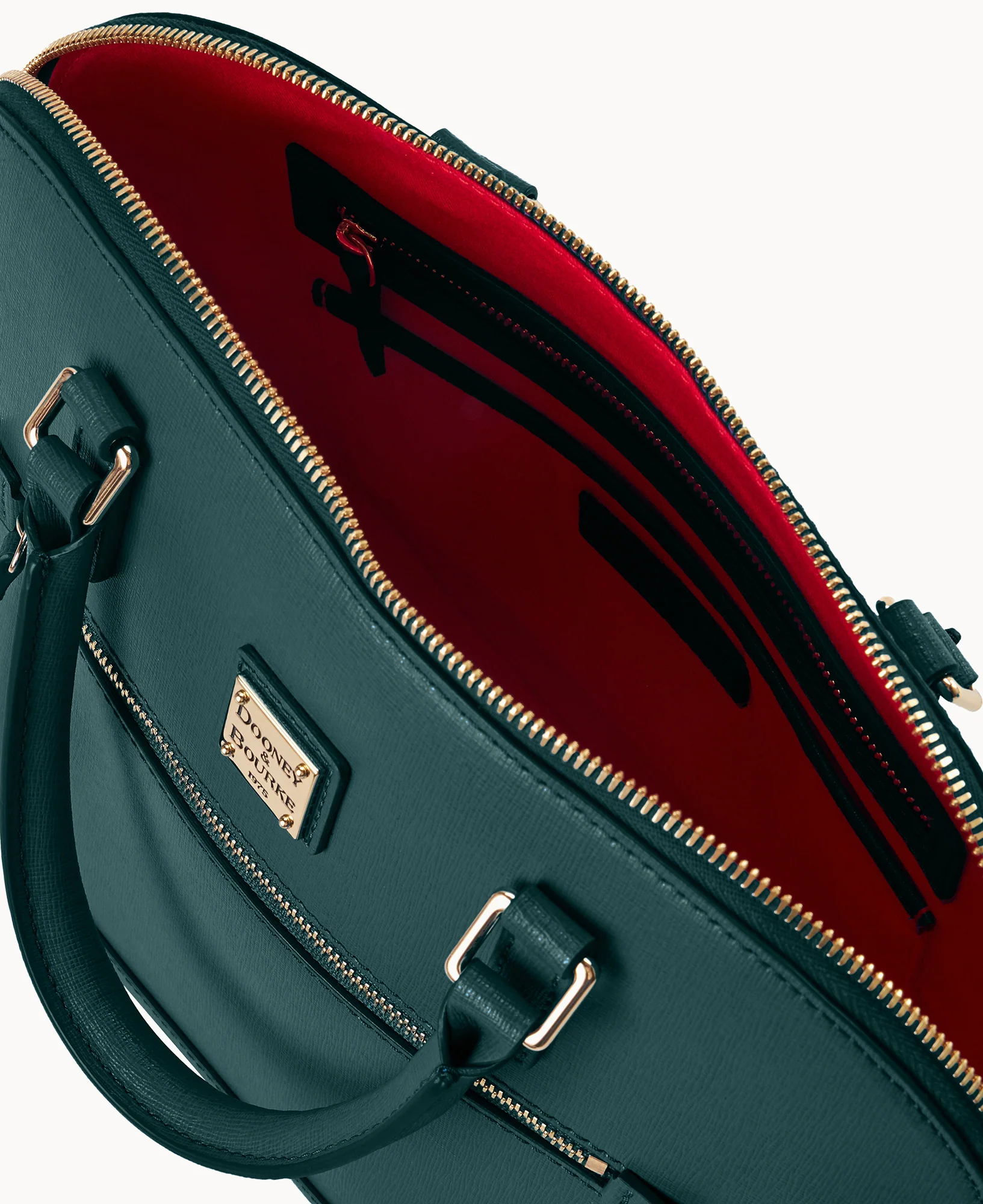 Saffiano Domed Zip Satchel - Image 51