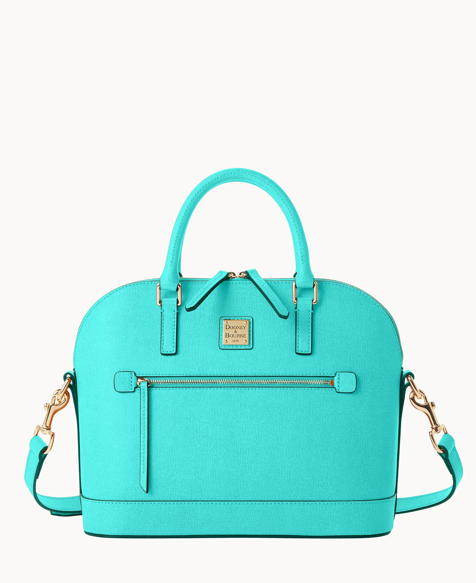 Saffiano Domed Zip Satchel - Image 53