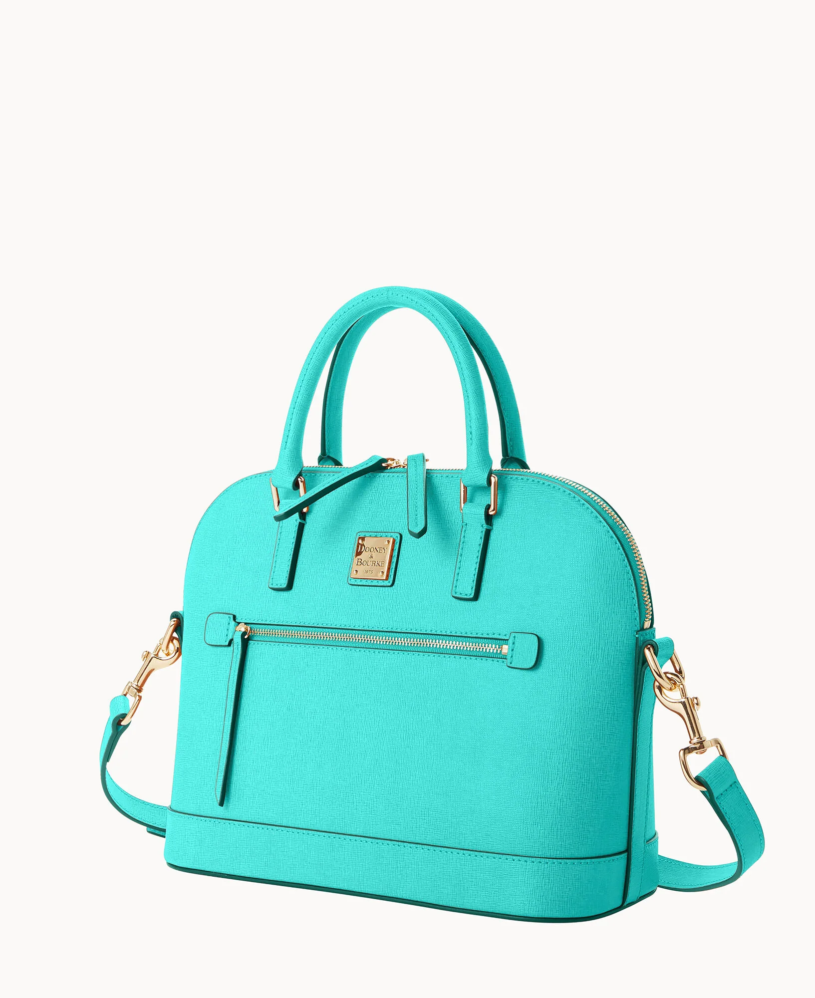 Saffiano Domed Zip Satchel - Image 54