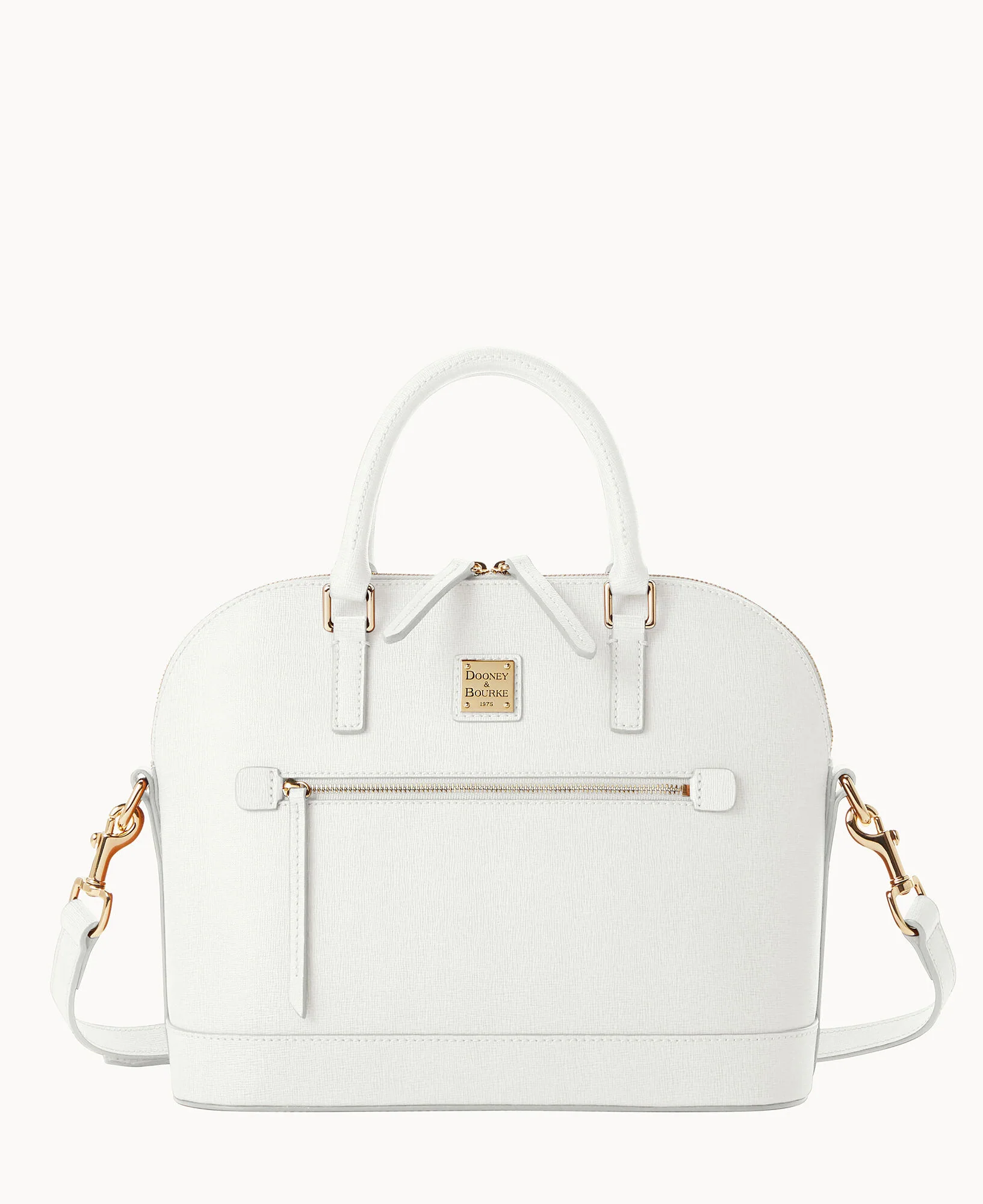 Saffiano Domed Zip Satchel - Image 57
