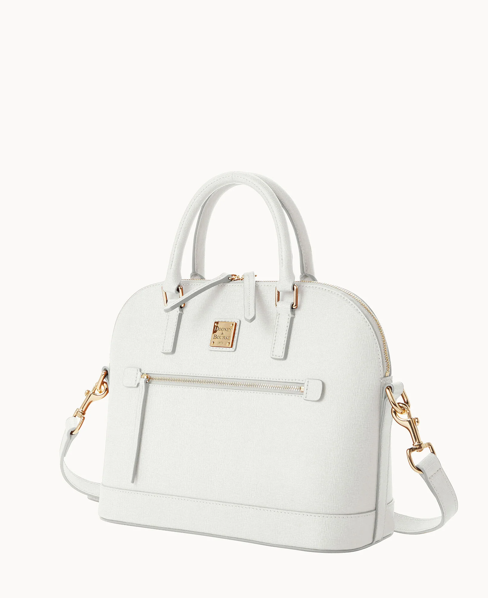 Saffiano Domed Zip Satchel - Image 58