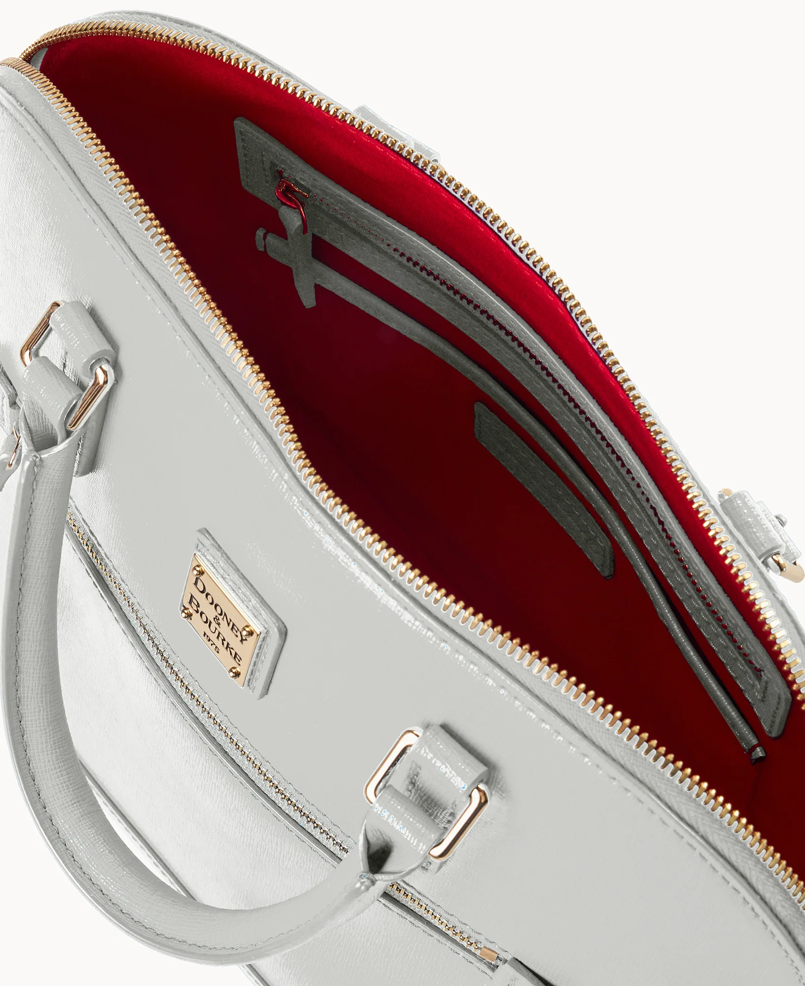Saffiano Domed Zip Satchel - Image 59