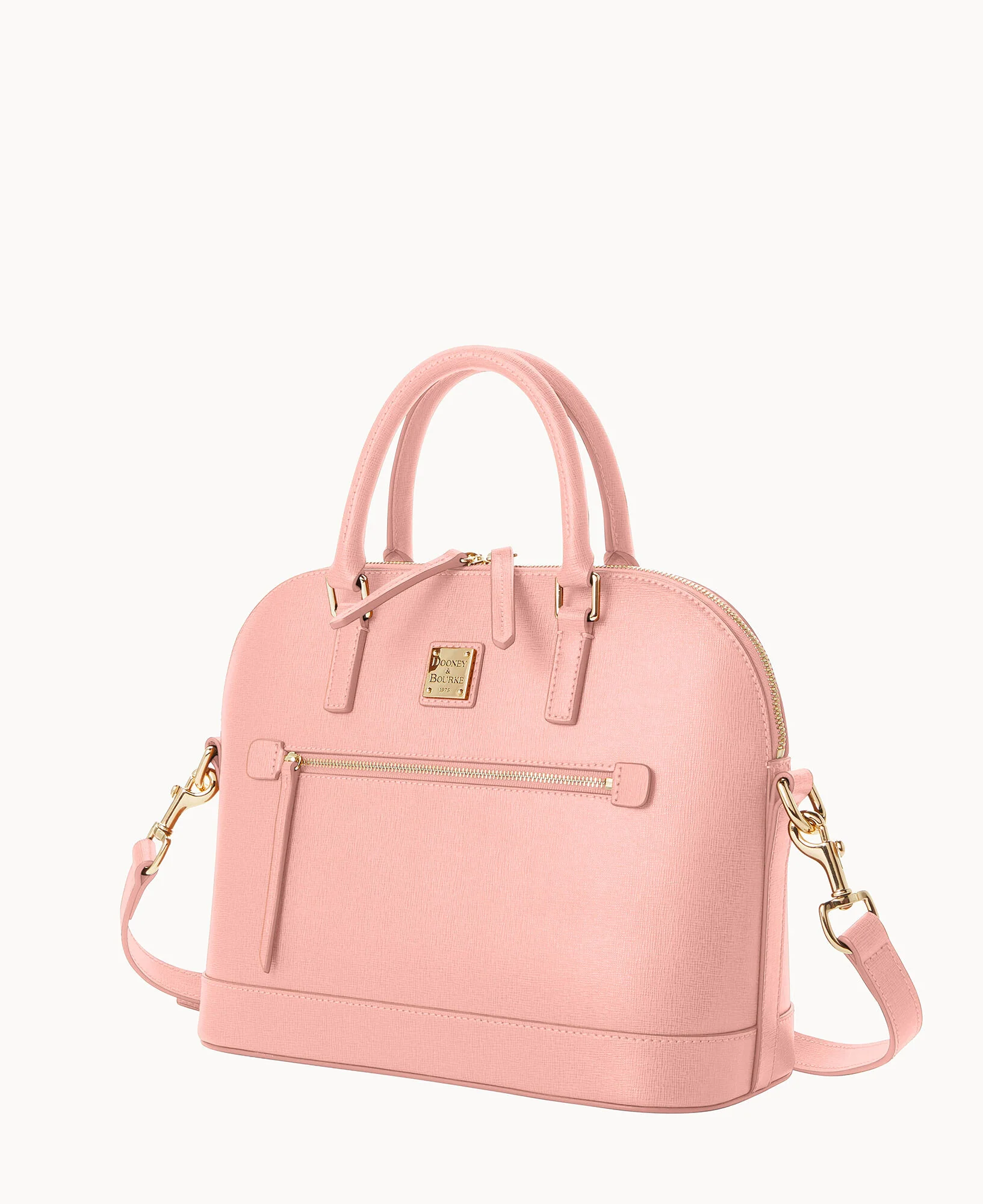Saffiano Domed Zip Satchel - Image 62