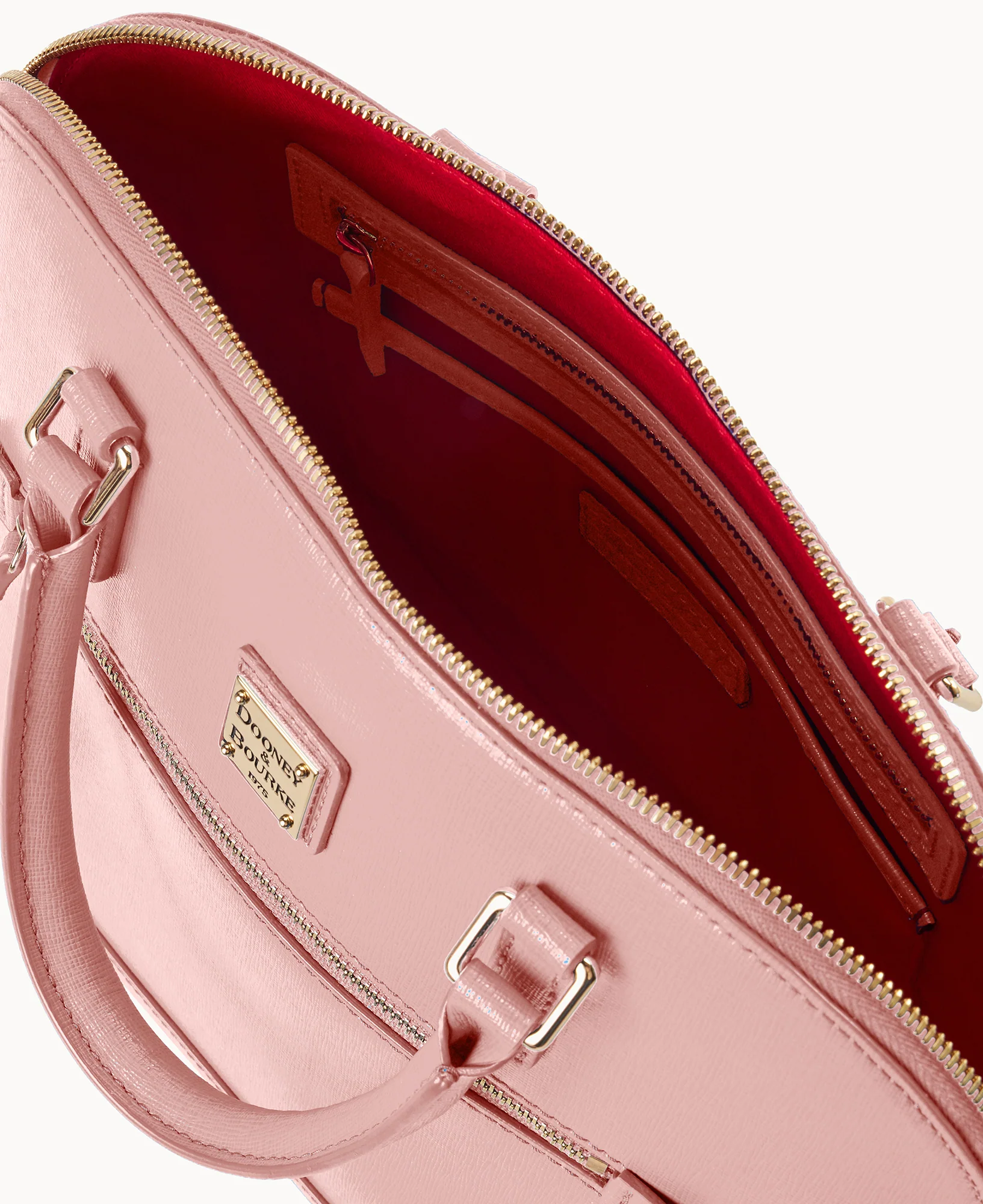 Saffiano Domed Zip Satchel - Image 63