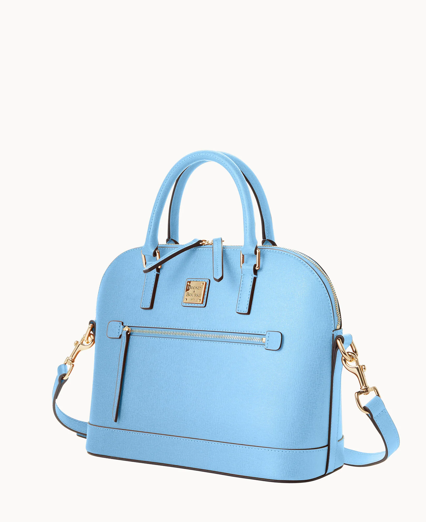 Saffiano Domed Zip Satchel - Image 65