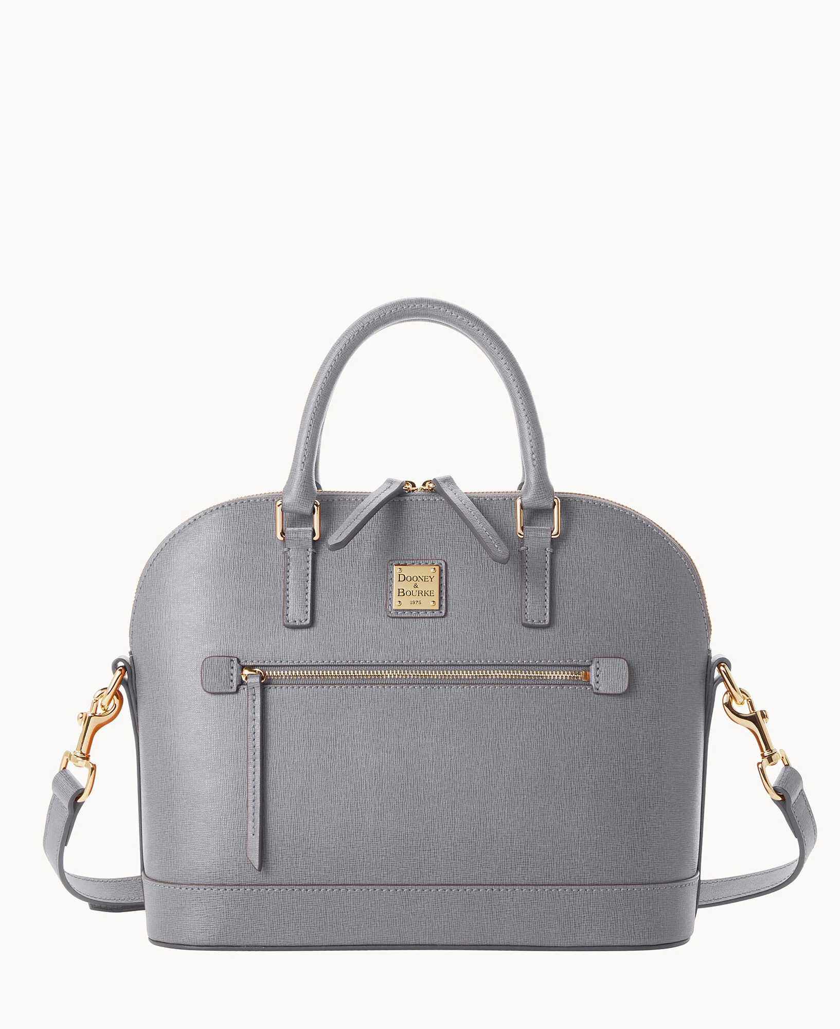 Saffiano Domed Zip Satchel - Image 68