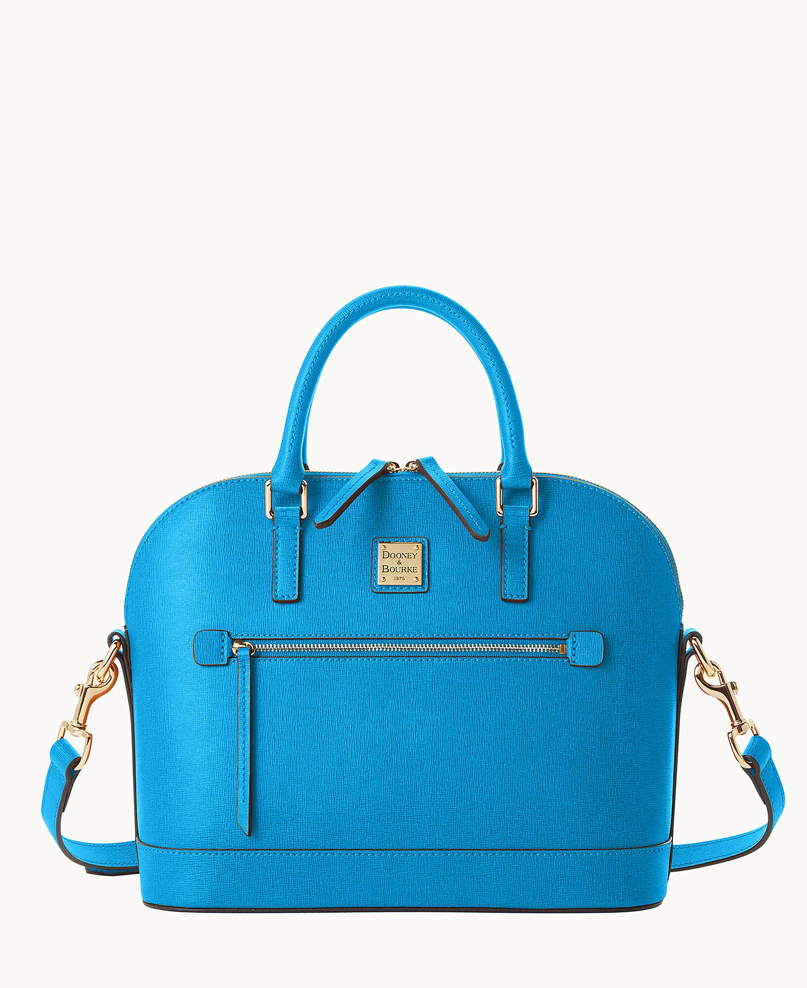 Saffiano Domed Zip Satchel - Image 74