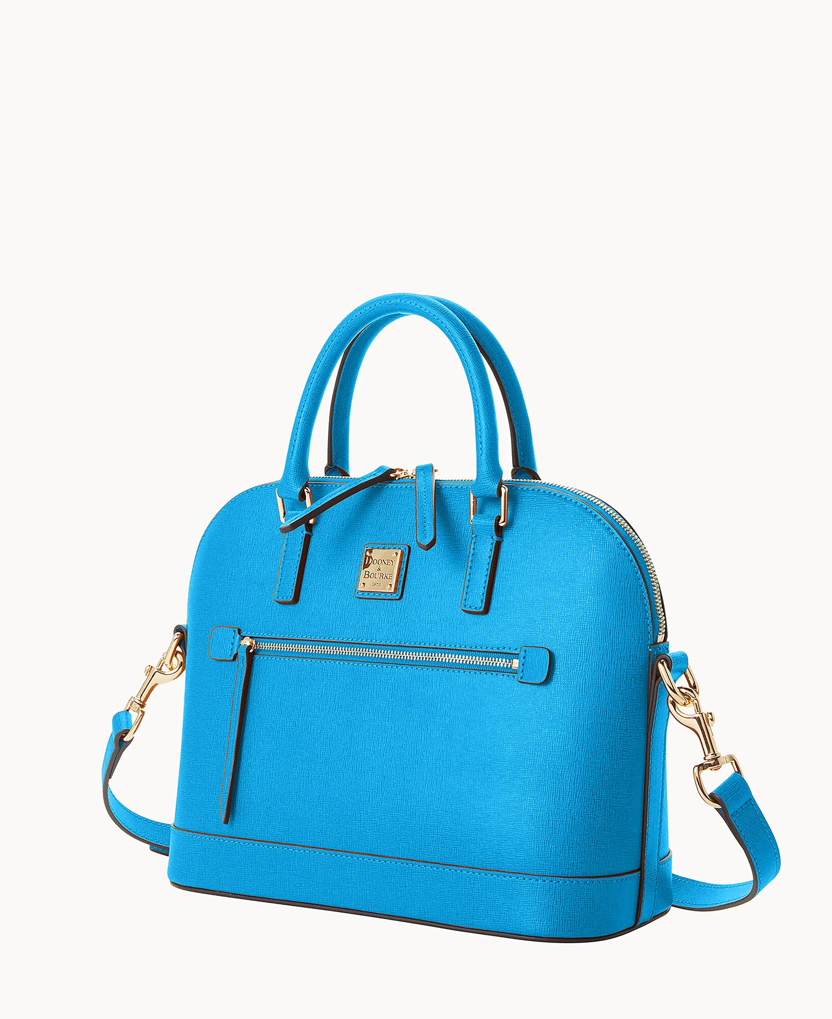 Saffiano Domed Zip Satchel - Image 75