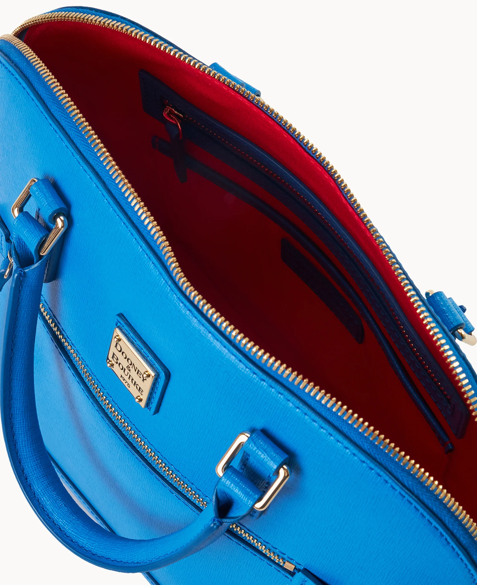 Saffiano Domed Zip Satchel - Image 76