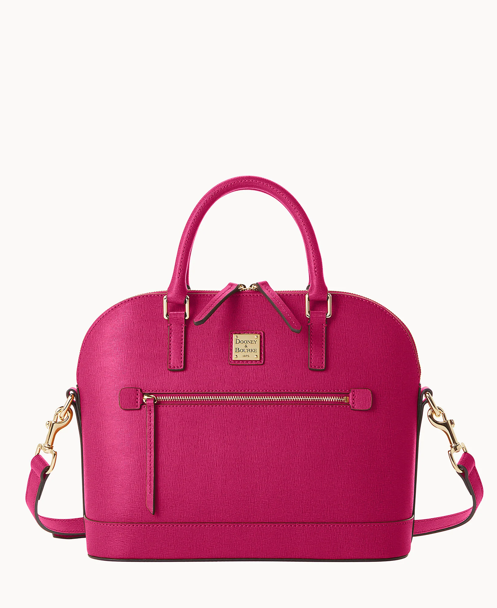 Saffiano Domed Zip Satchel - Image 78
