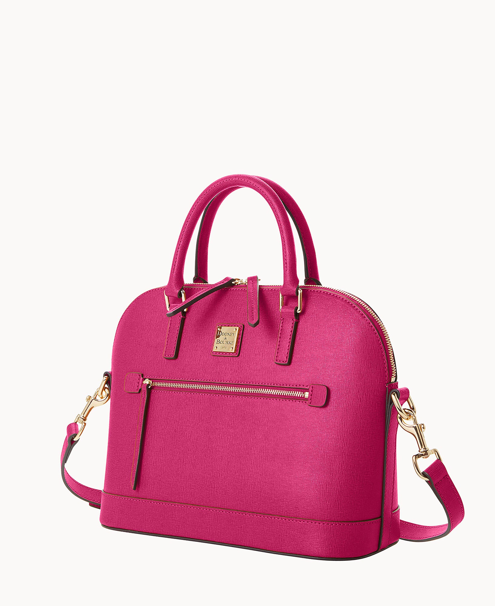 Saffiano Domed Zip Satchel - Image 79
