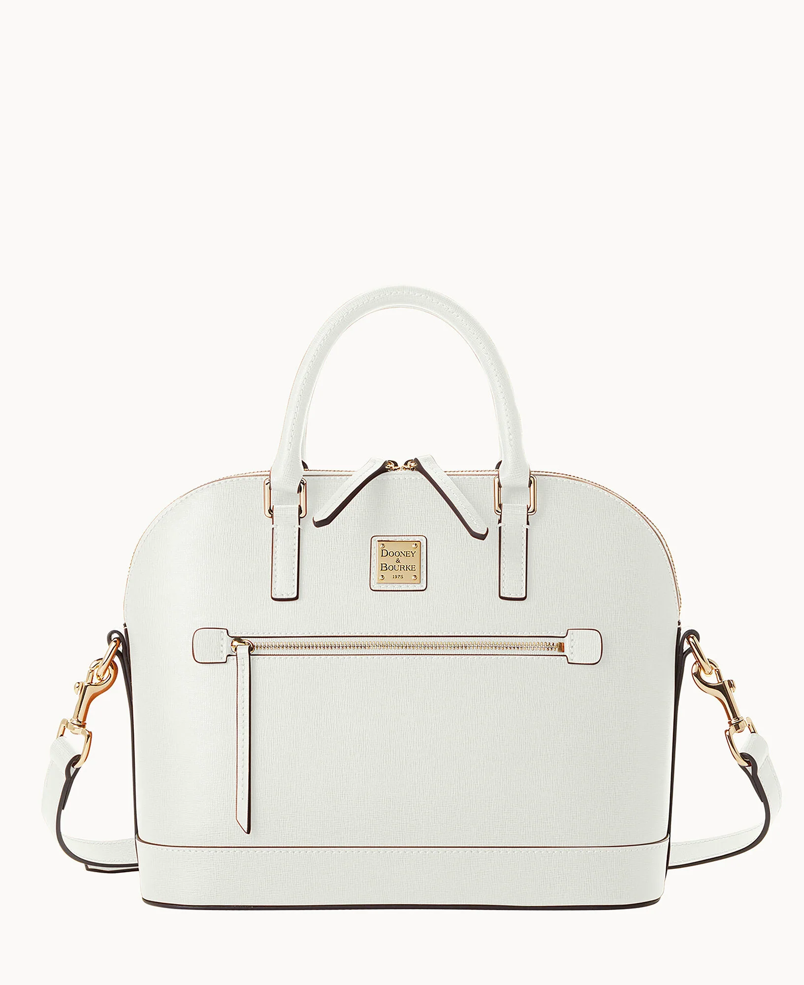 Saffiano Domed Zip Satchel - Image 82