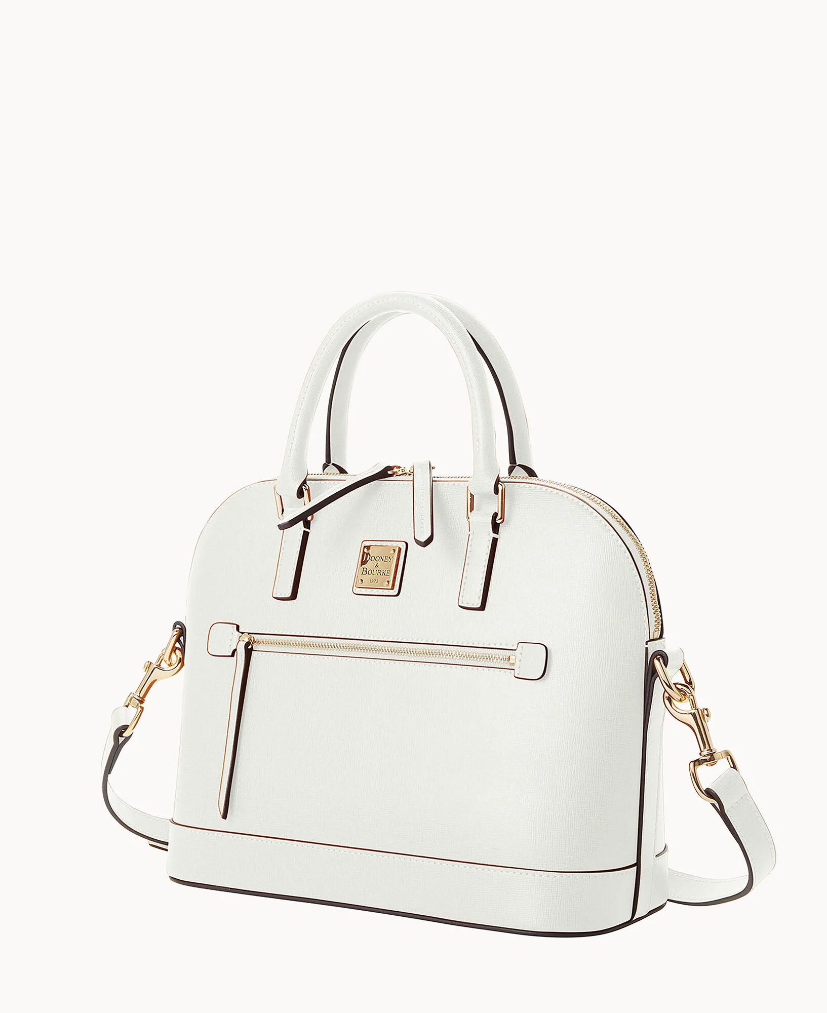 Saffiano Domed Zip Satchel - Image 83