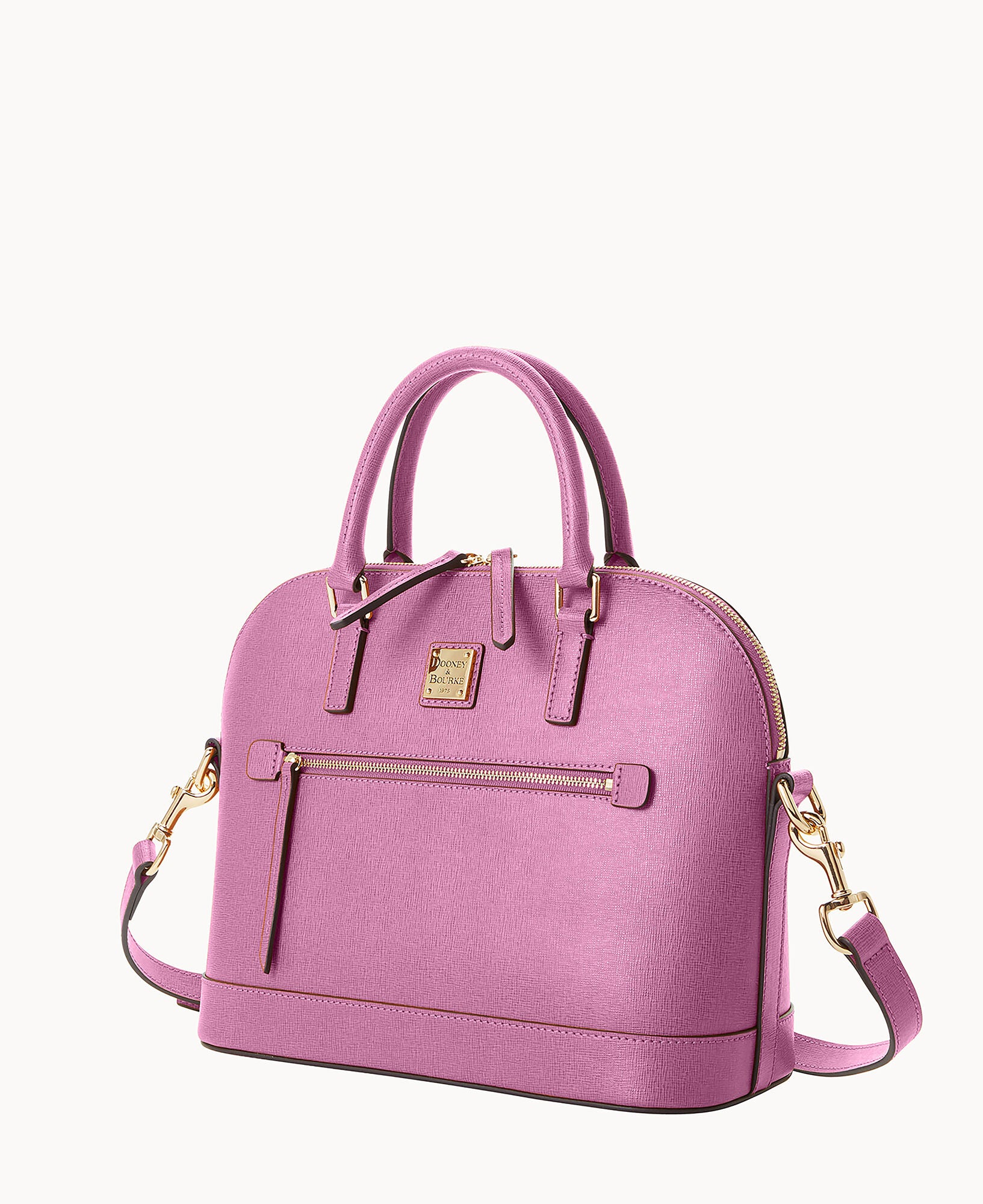 Saffiano Domed Zip Satchel - Image 87