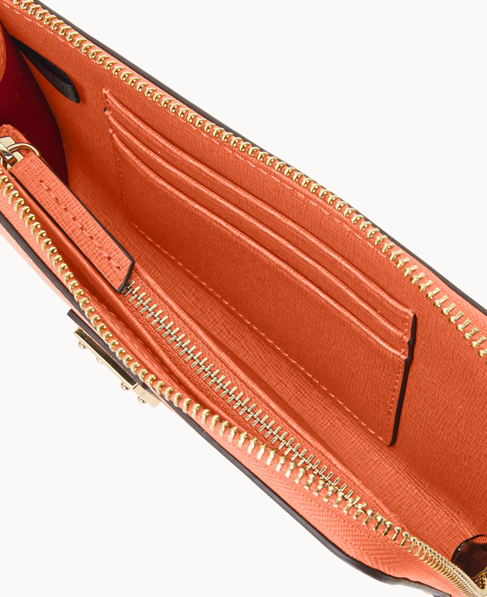 Saffiano Folded Zip Wristlet - Image 12