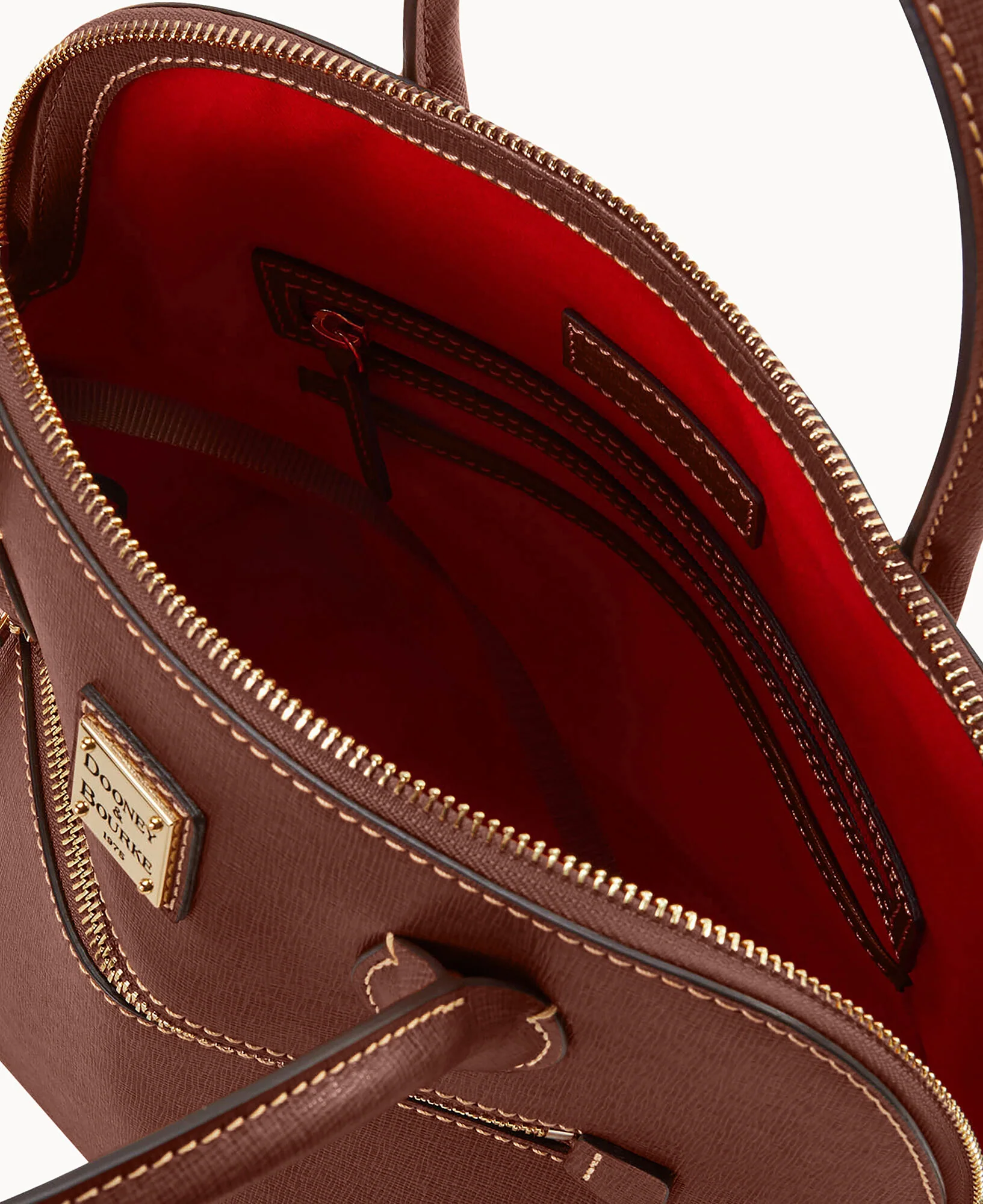 Saffiano Large Domed Satchel - Image 3