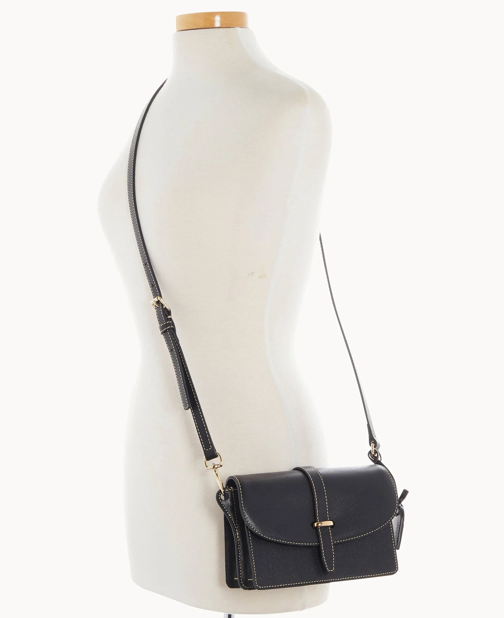 Saffiano Small Flap Crossbody - Image 5