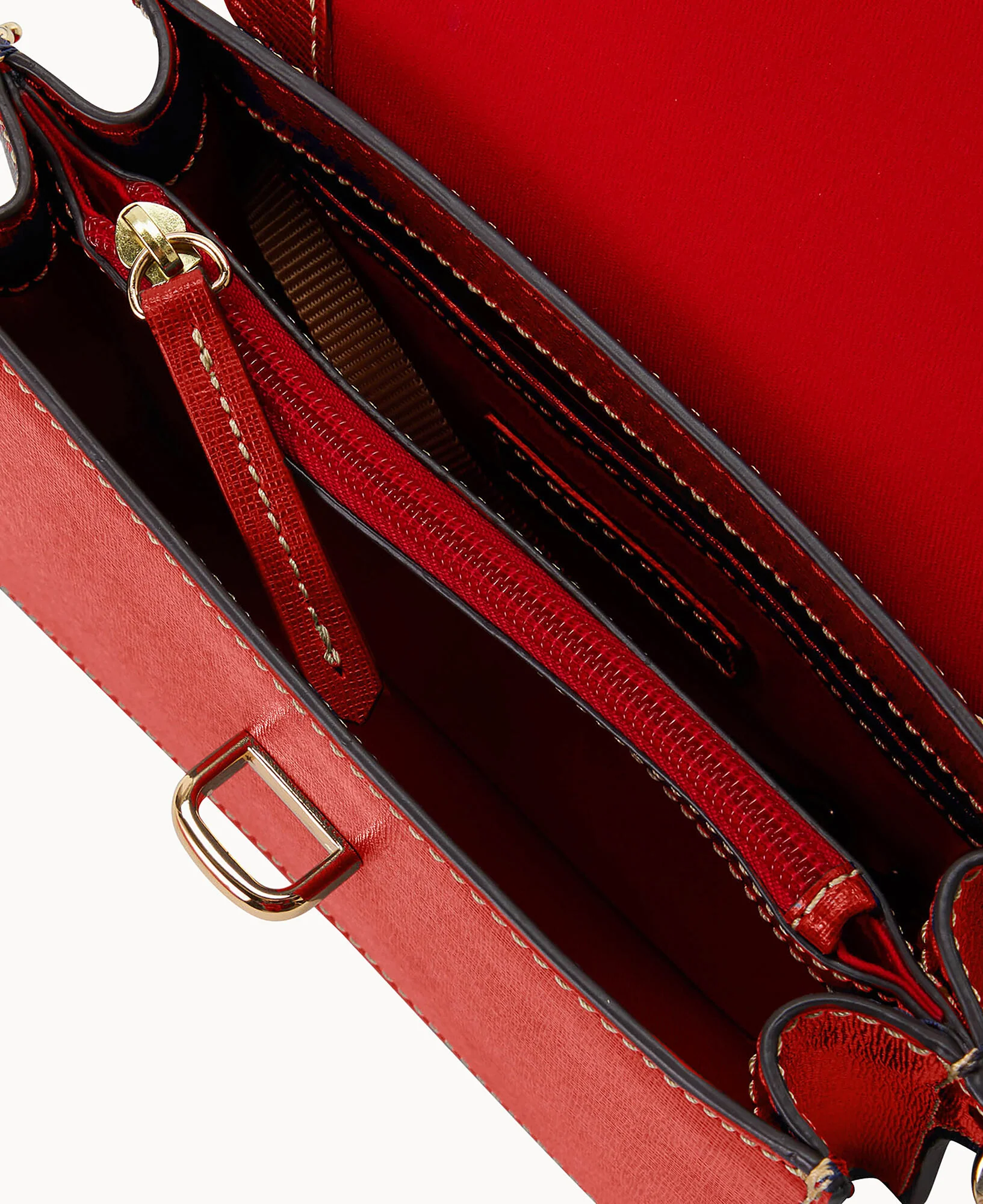 Saffiano Small Flap Crossbody - Image 8