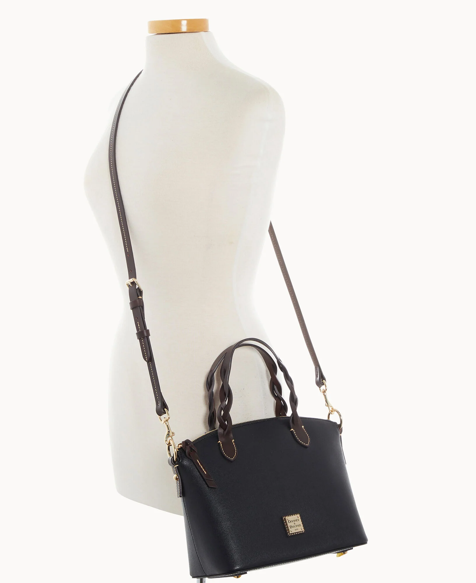 Saffiano Small Heidi Satchel - Image 7