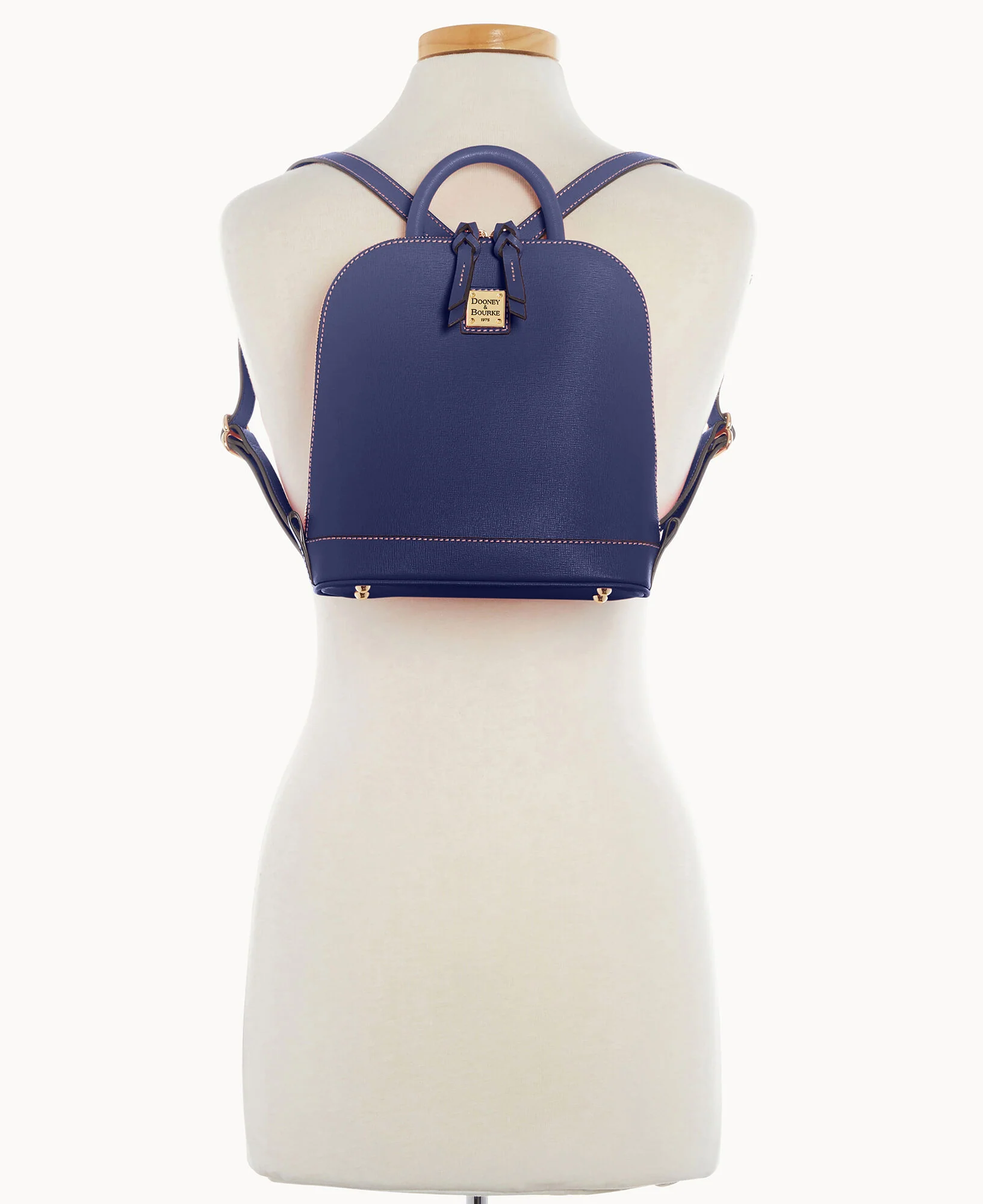 Saffiano Small Zip Pod Backpack - Image 12