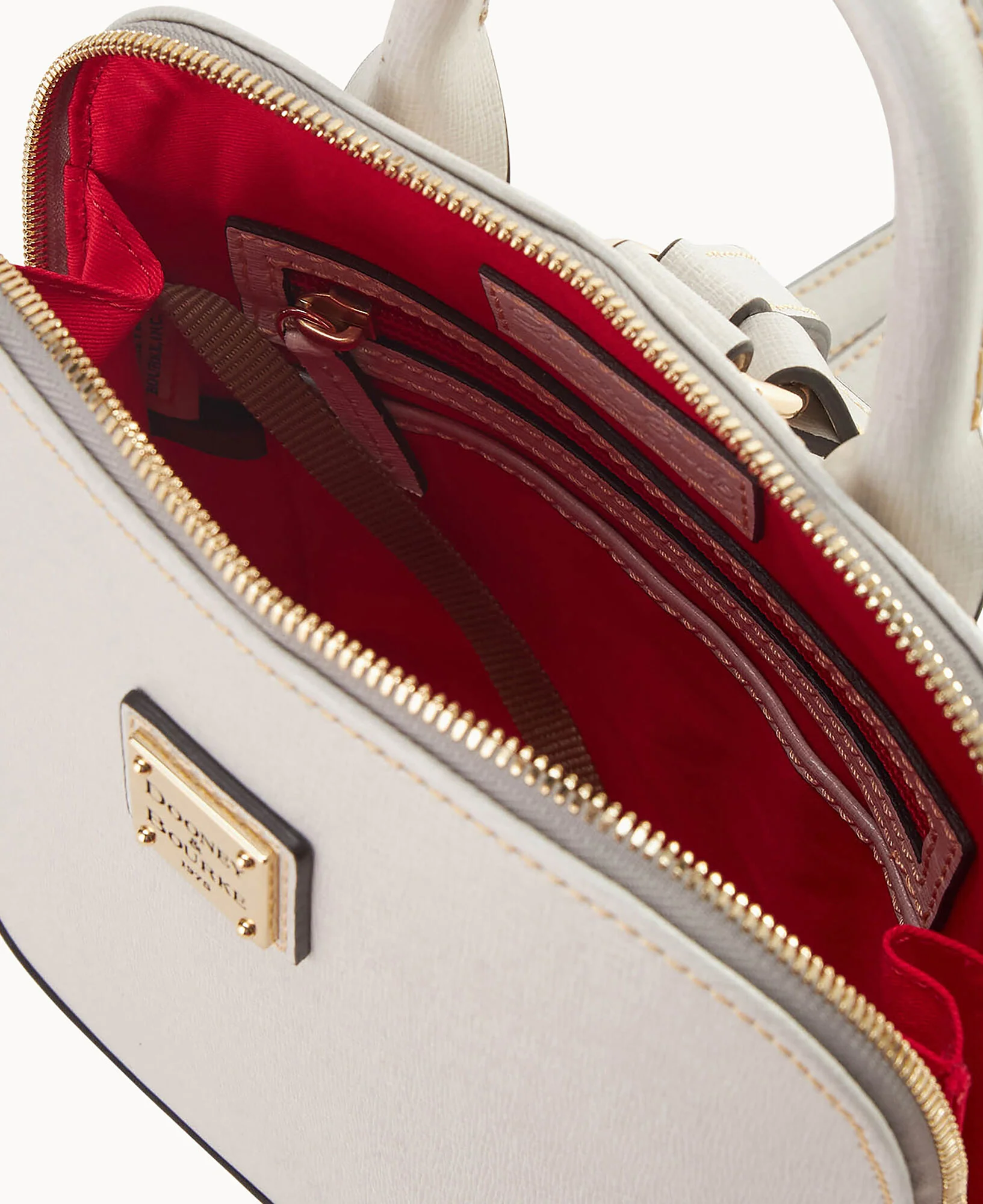 Saffiano Small Zip Pod Backpack - Image 15