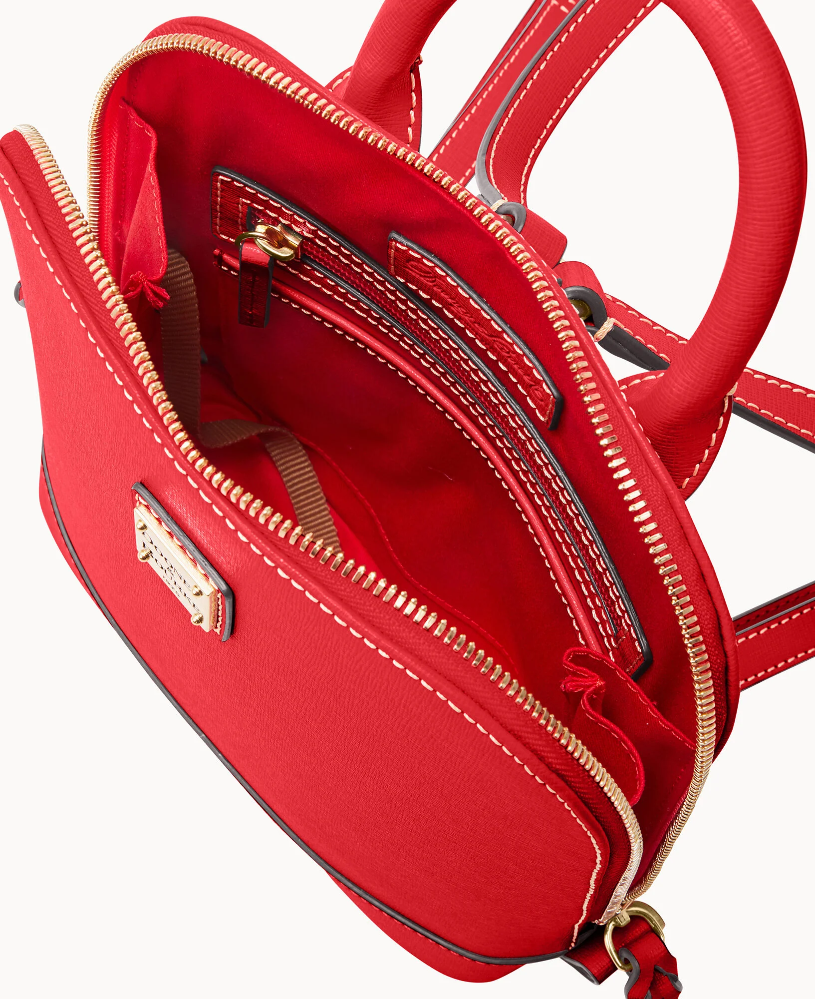 Saffiano Small Zip Pod Backpack - Image 23
