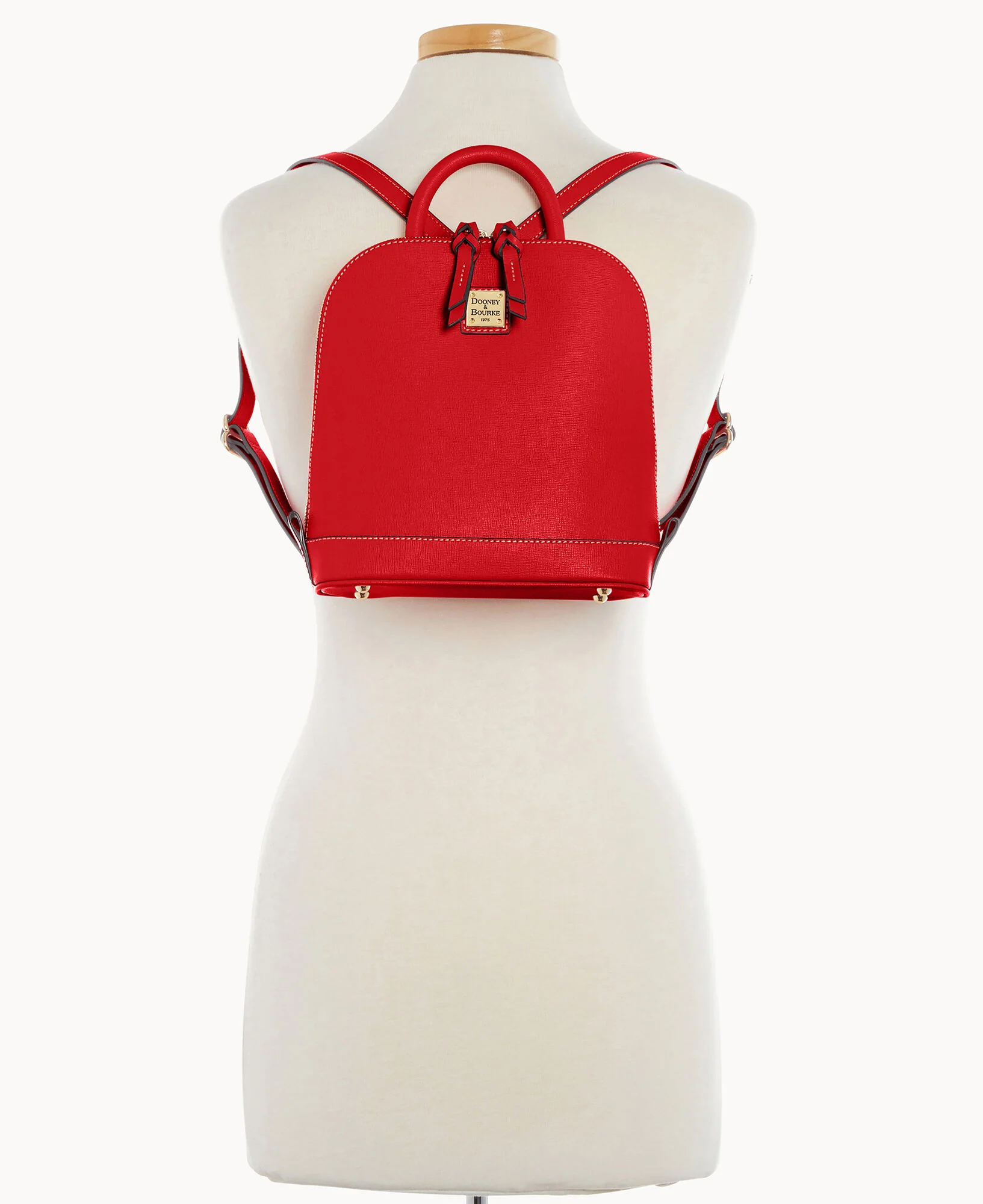 Saffiano Small Zip Pod Backpack - Image 24