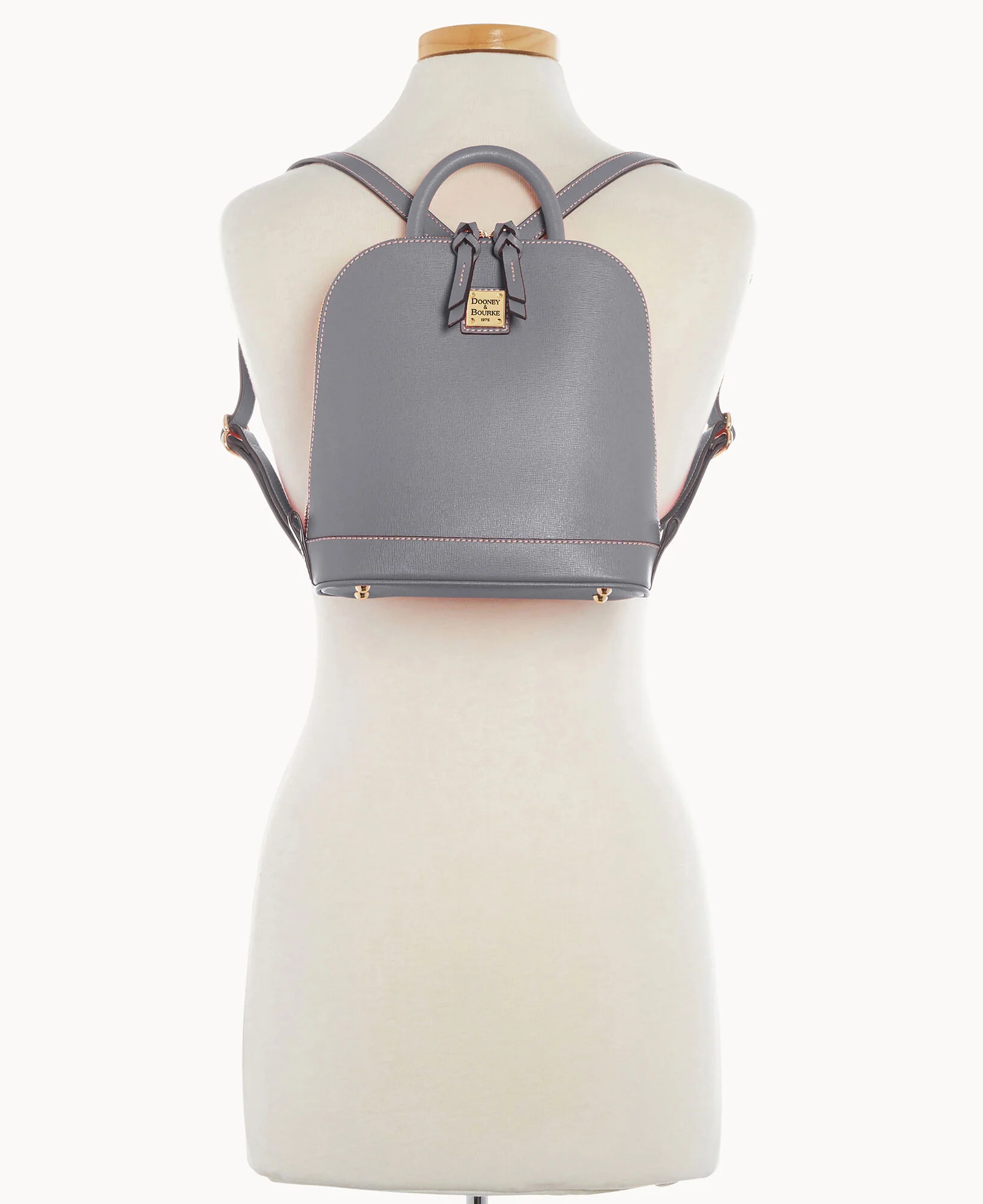 Saffiano Small Zip Pod Backpack - Image 28