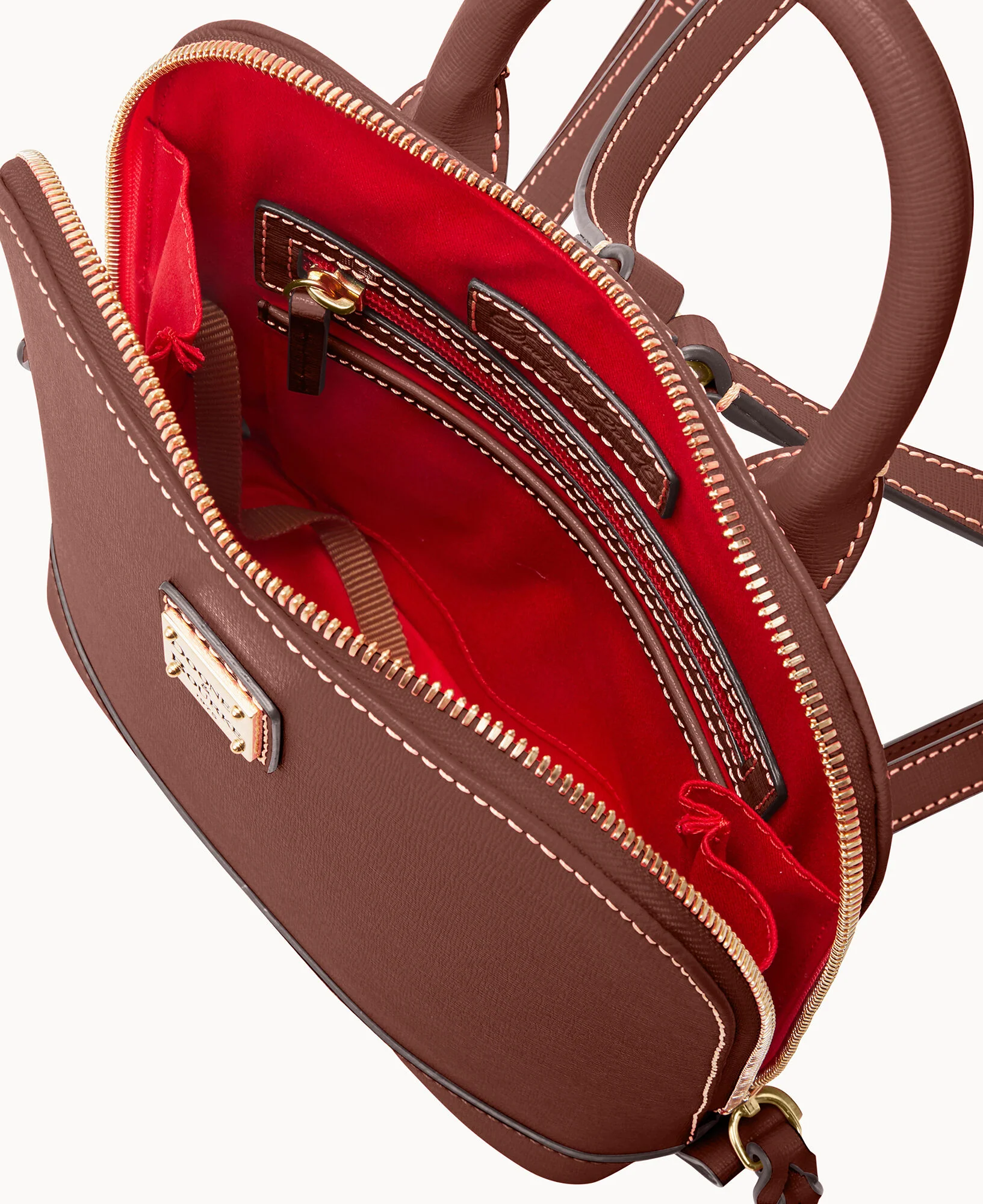 Saffiano Small Zip Pod Backpack - Image 31