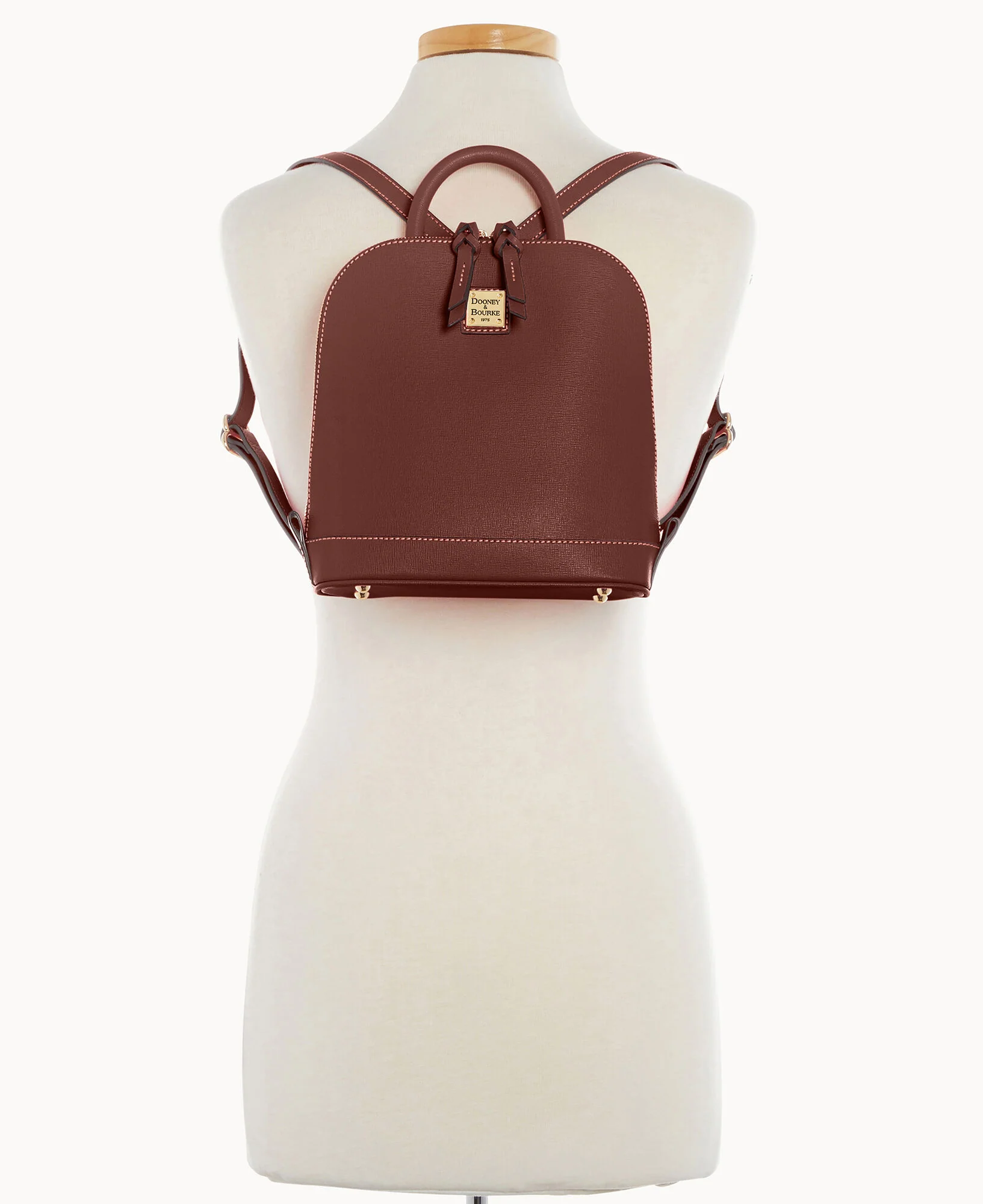 Saffiano Small Zip Pod Backpack - Image 32