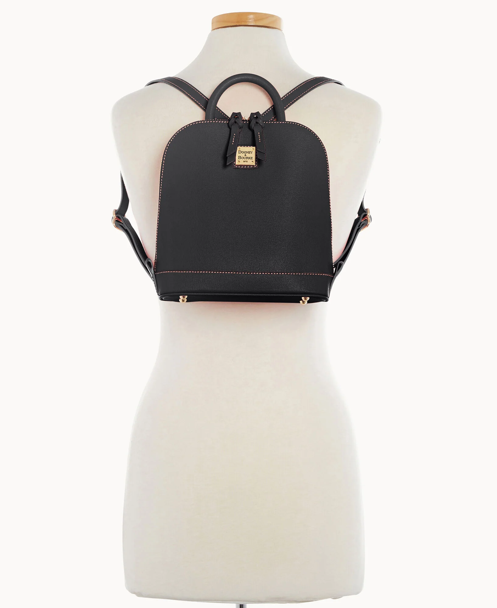 Saffiano Small Zip Pod Backpack - Image 4
