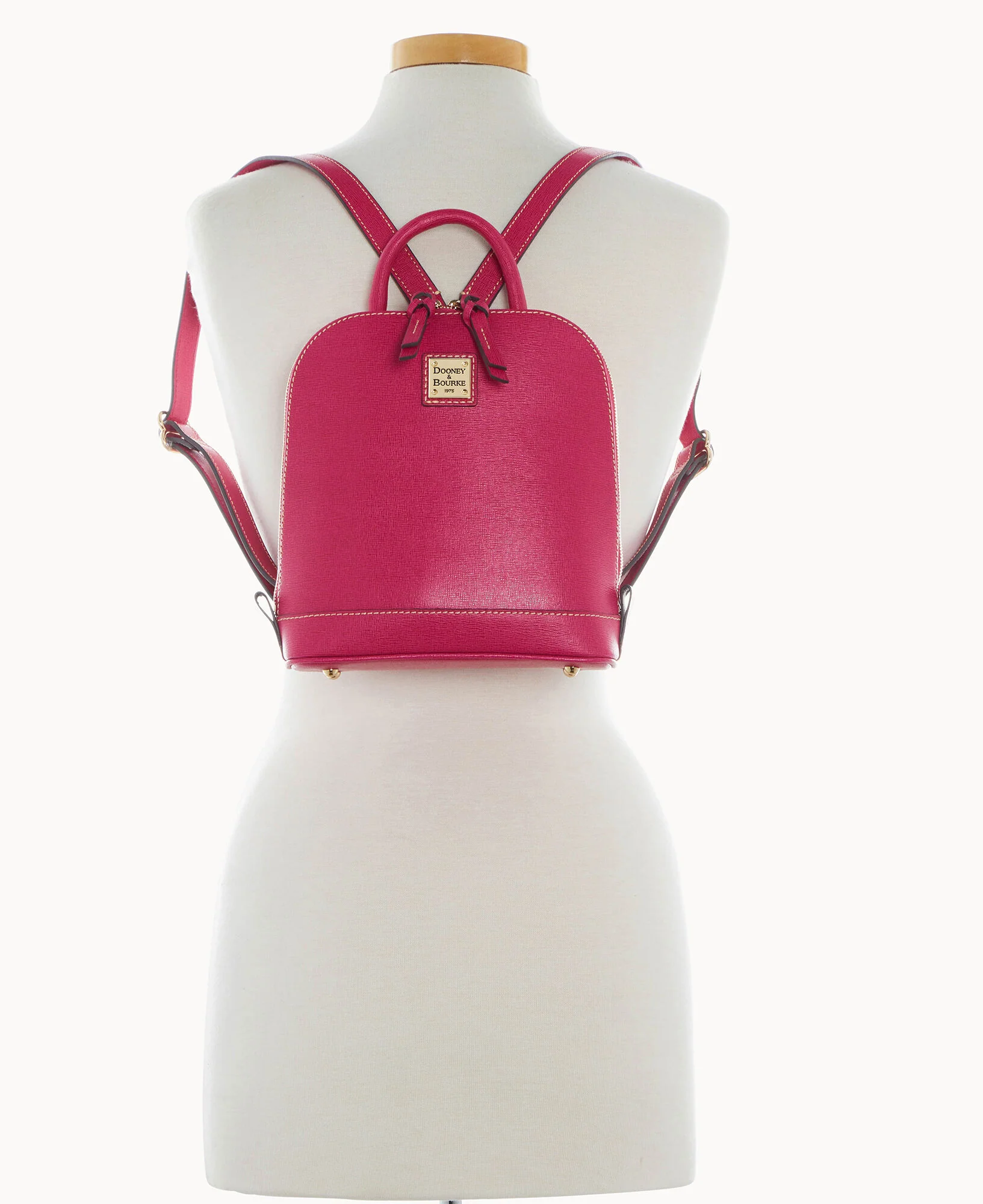 Saffiano Small Zip Pod Backpack - Image 40