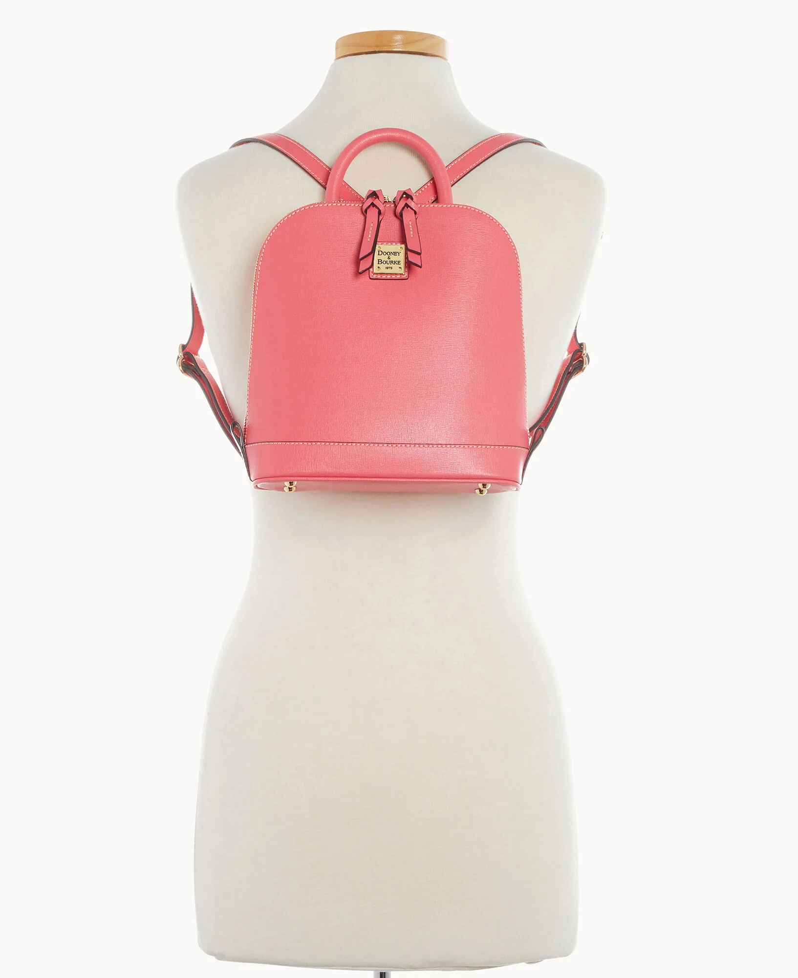 Saffiano Small Zip Pod Backpack - Image 8