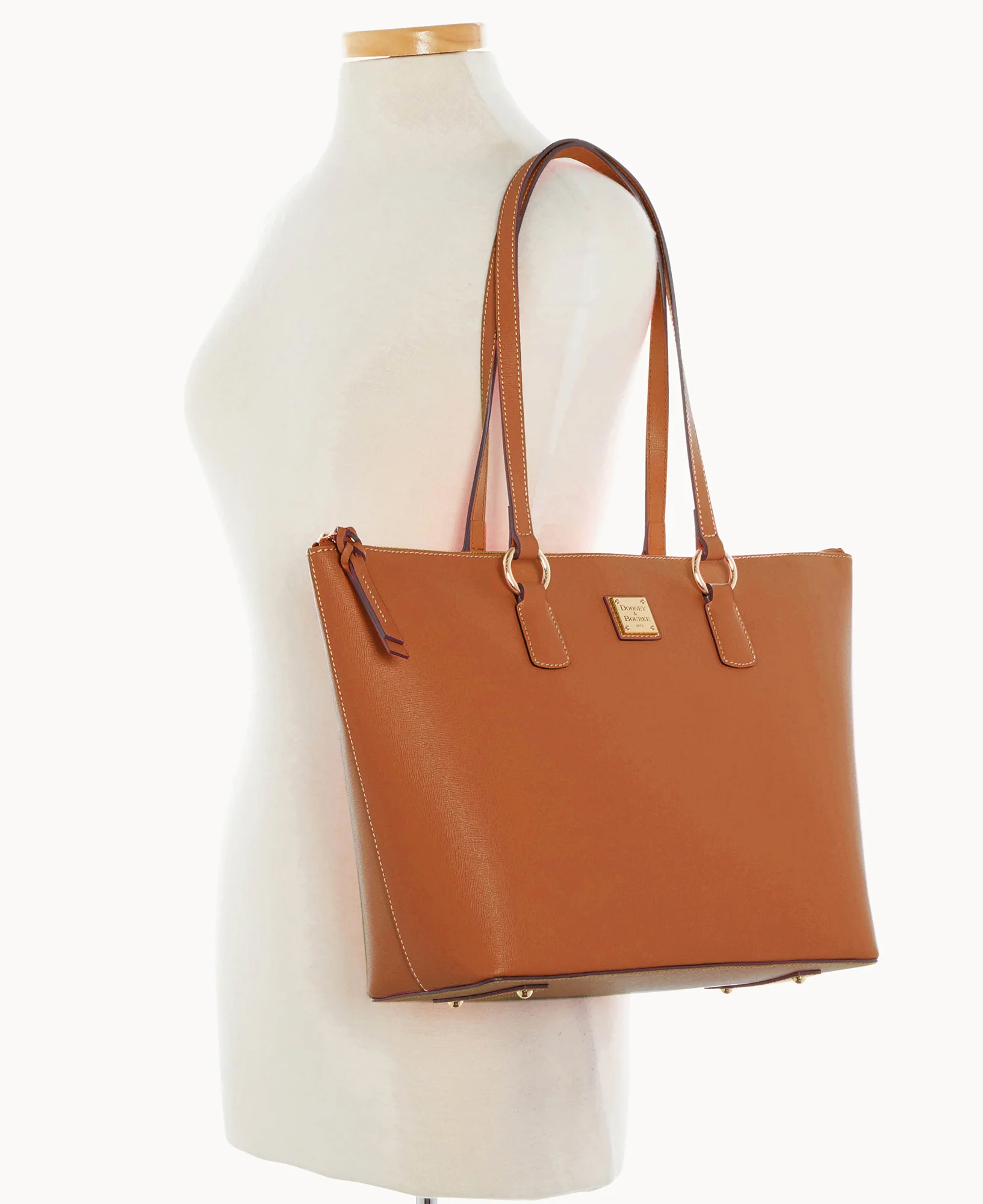 Saffiano Wren Zip Tote - Image 10