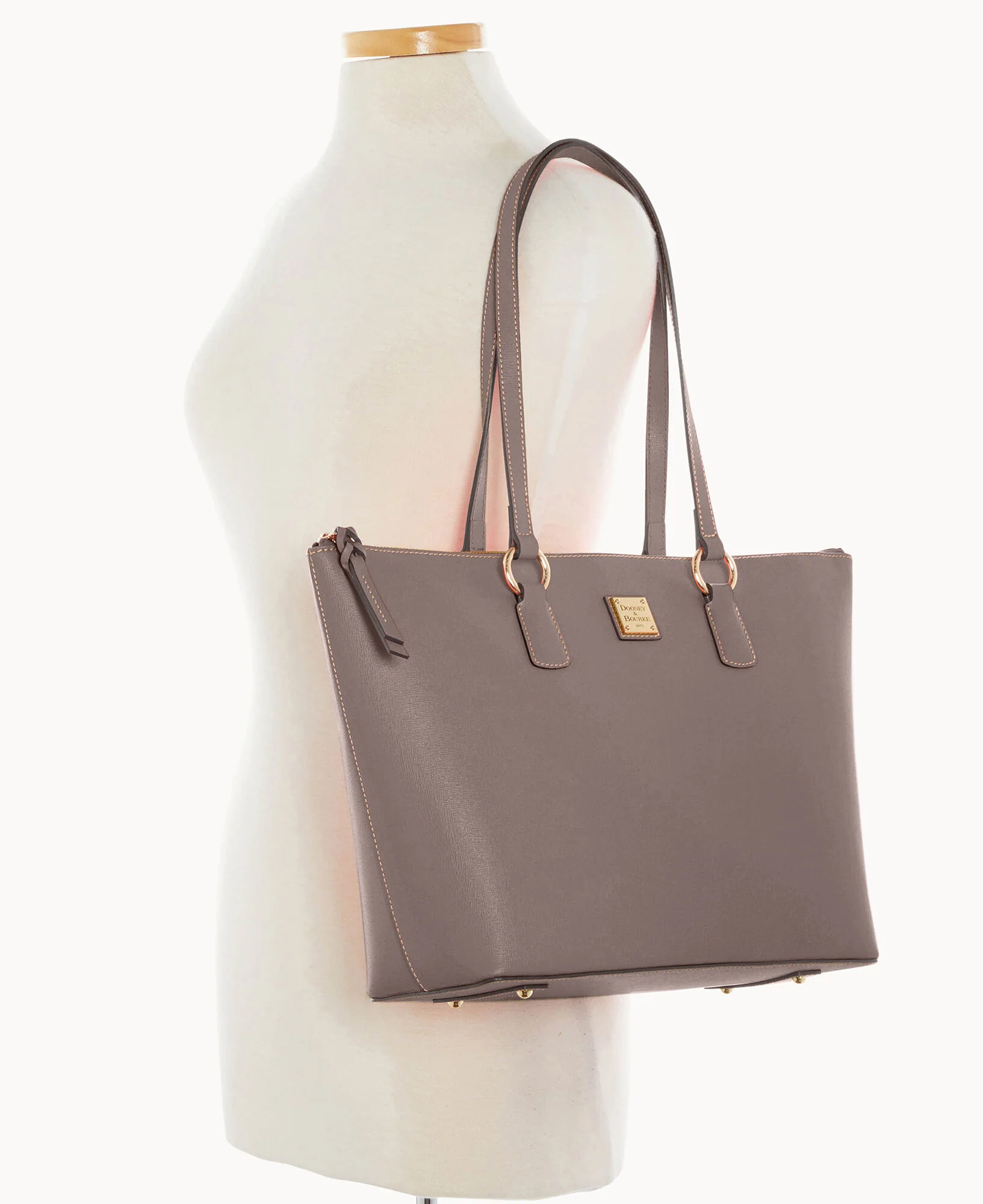 Saffiano Wren Zip Tote - Image 5