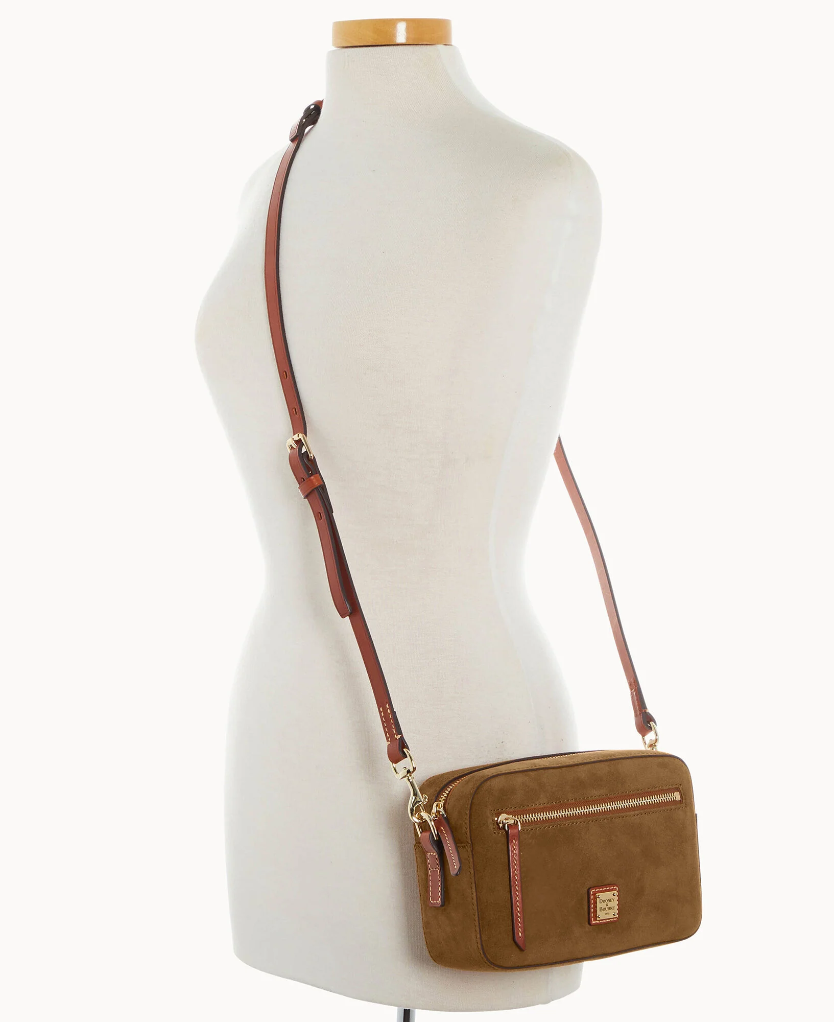 Suede Camera Zip Crossbody - Image 11