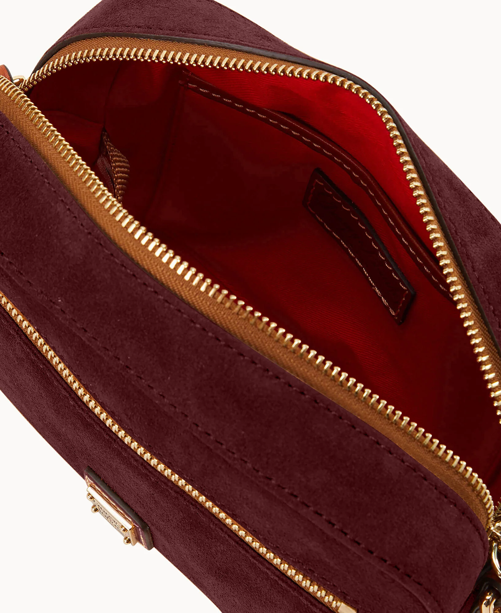 Suede Camera Zip Crossbody - Image 3