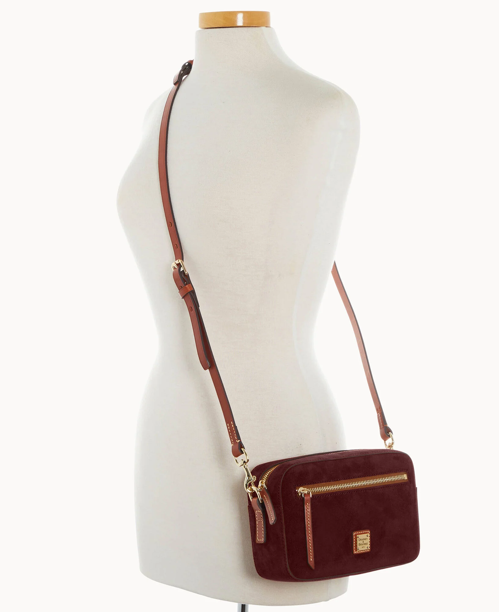 Suede Camera Zip Crossbody - Image 4