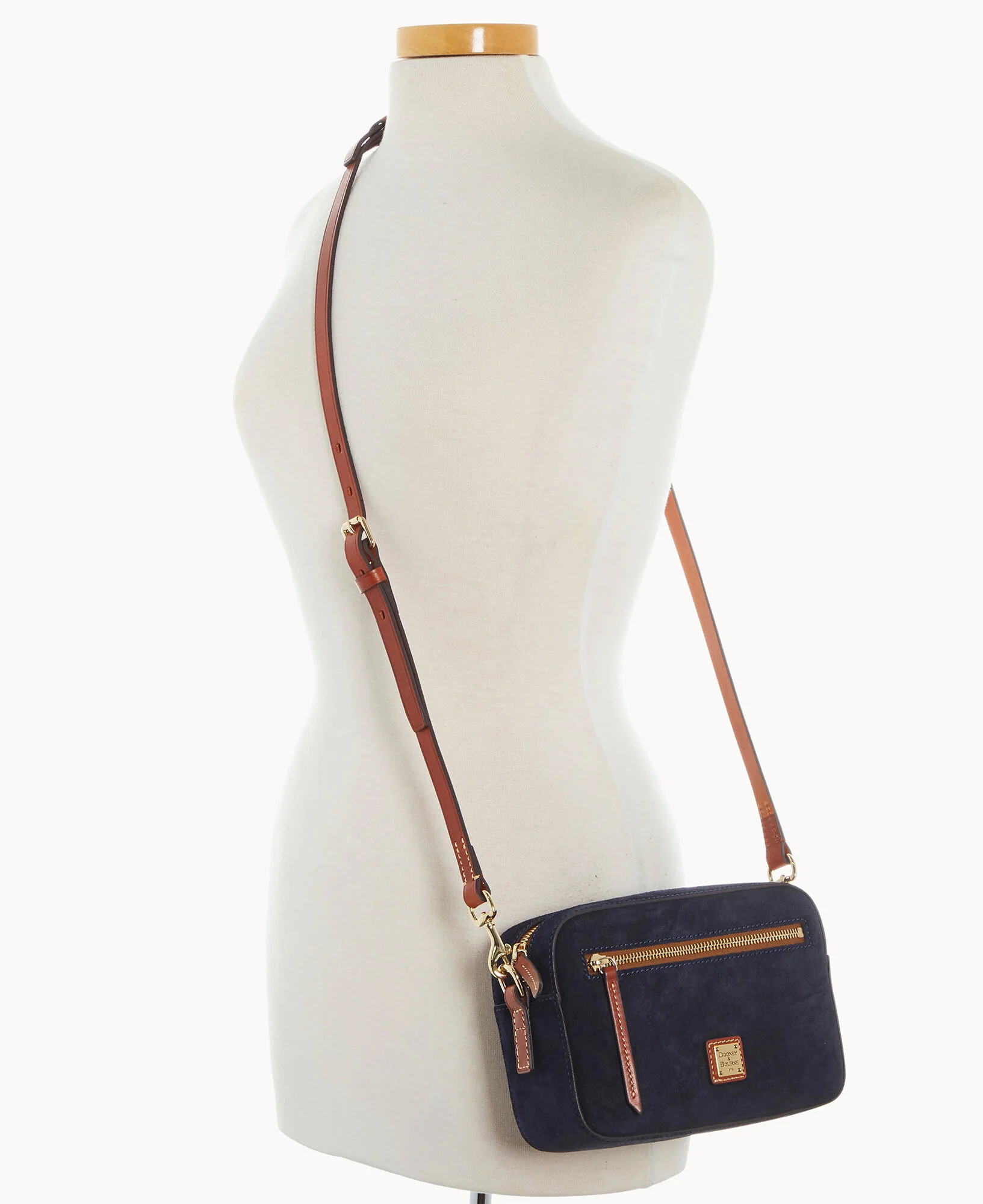 Suede Camera Zip Crossbody - Image 8