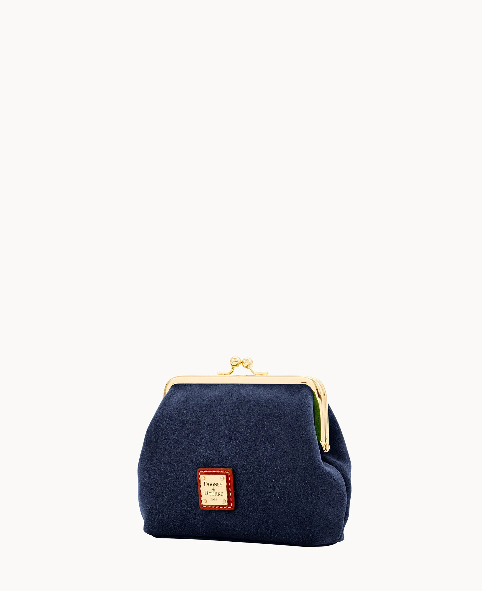 Suede Large Framed Purse - Image 2