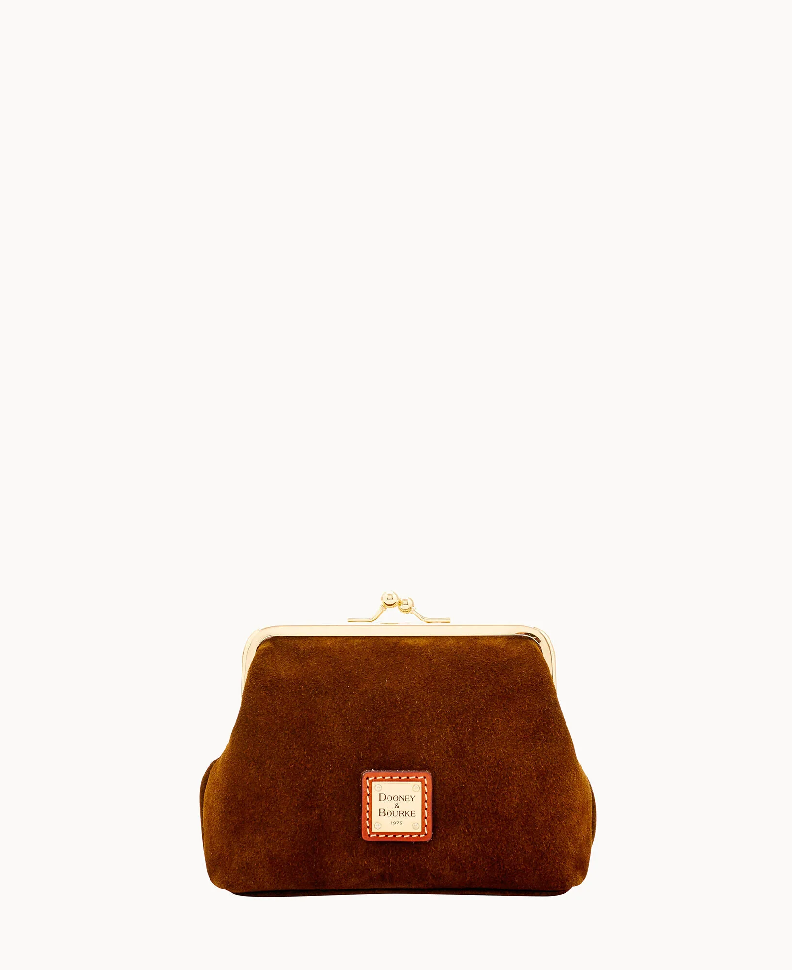Suede Large Framed Purse - Image 3
