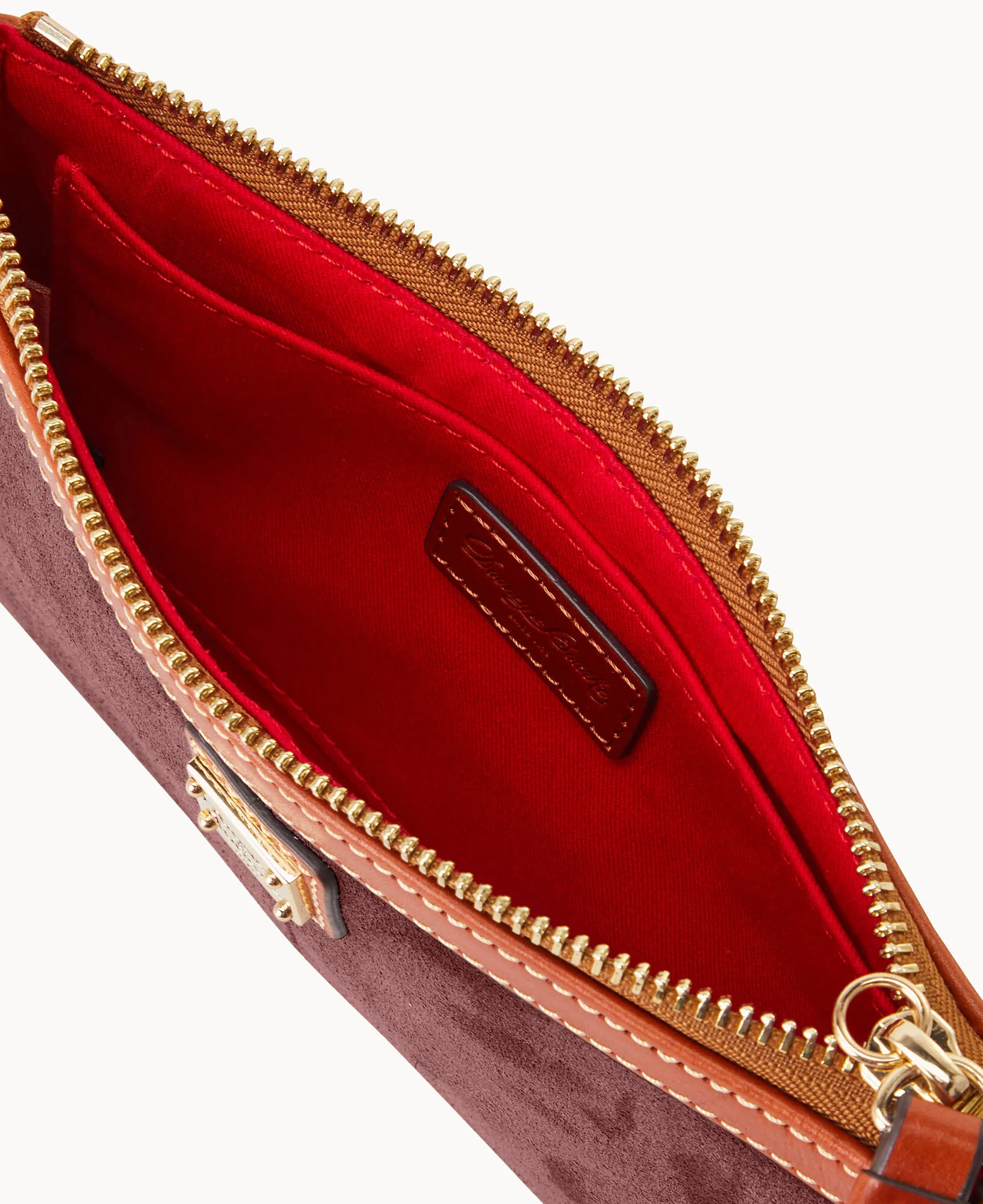 Suede Large Slim Wristlet - Image 9