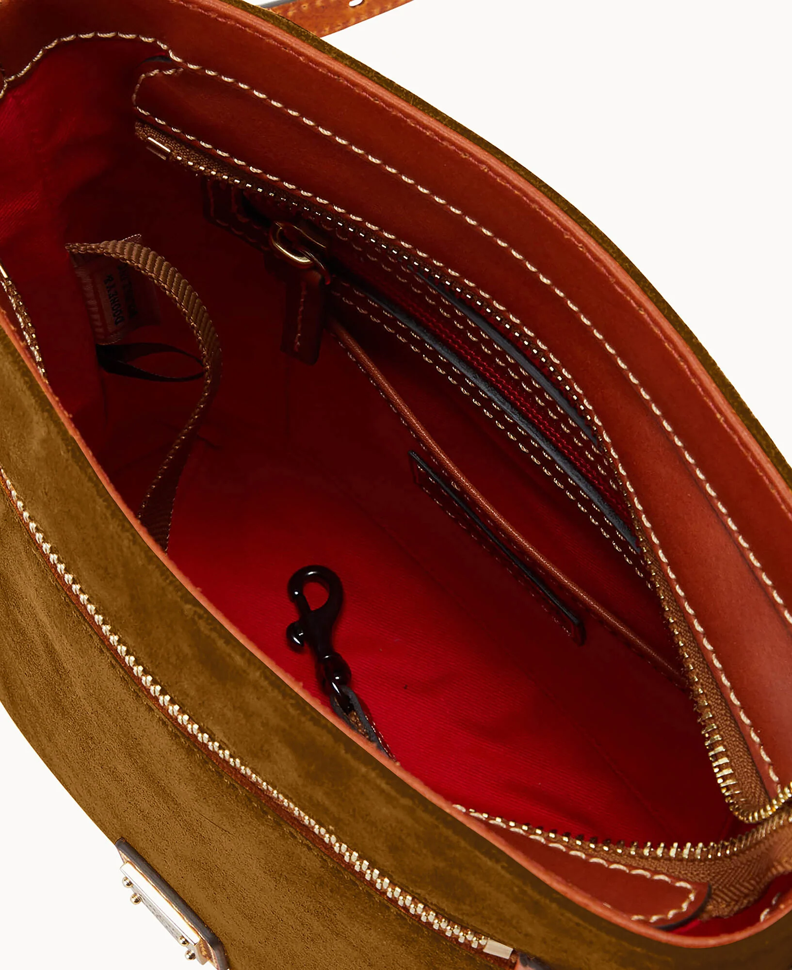 Suede Zip Crossbody - Image 10