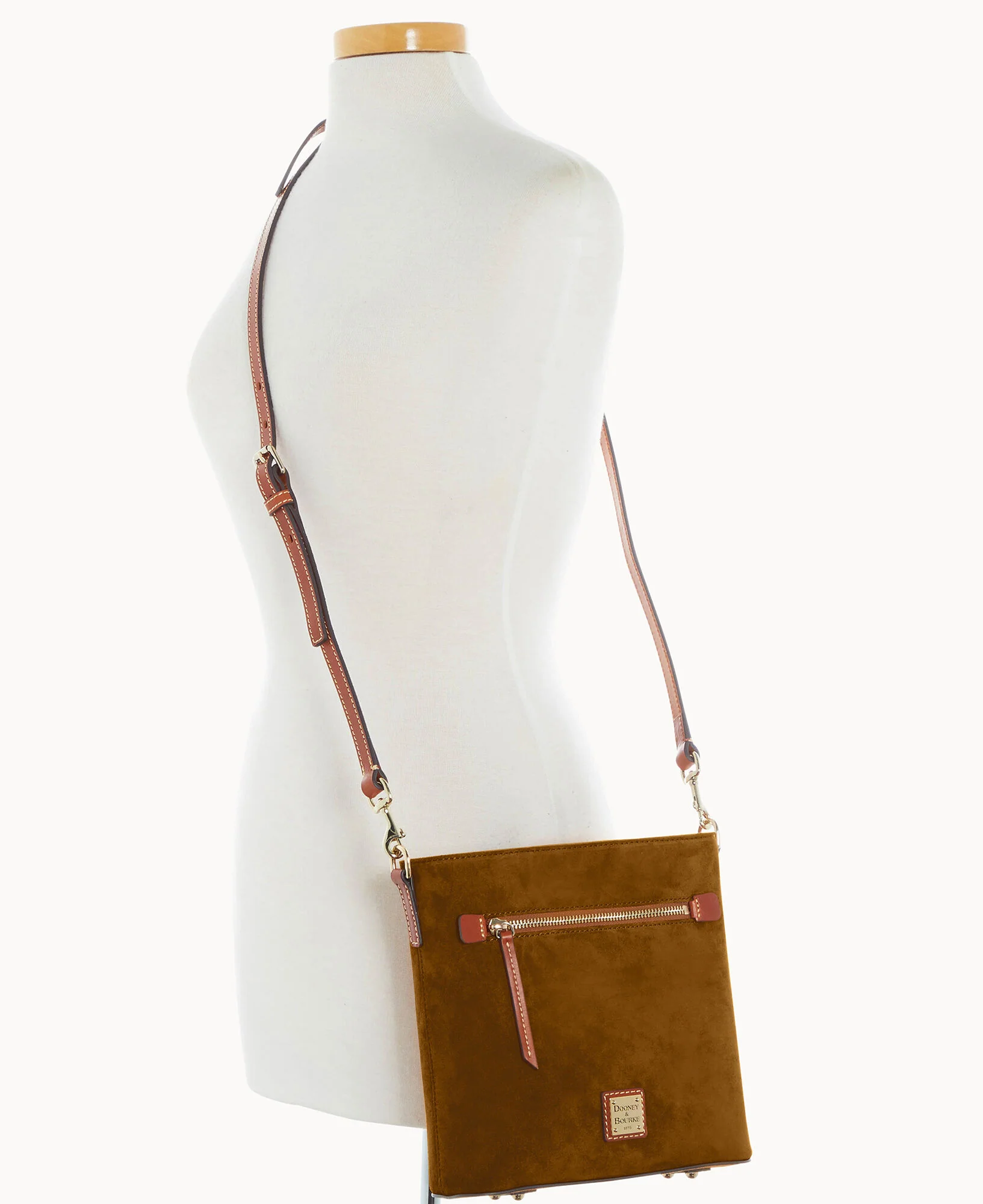 Suede Zip Crossbody - Image 11